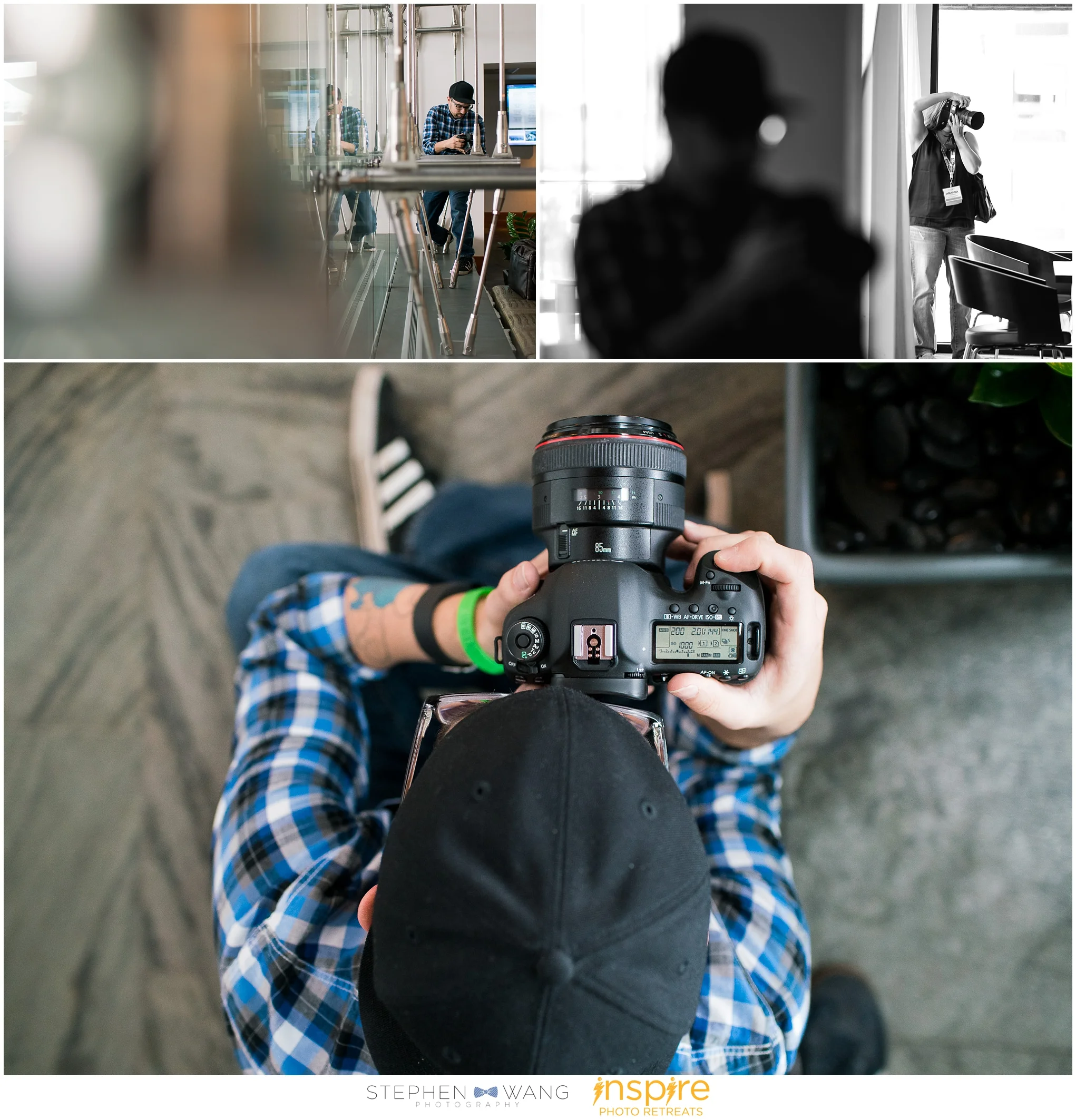 More portraits in the lobby, because that's what happens when a bunch of photographers get together :)