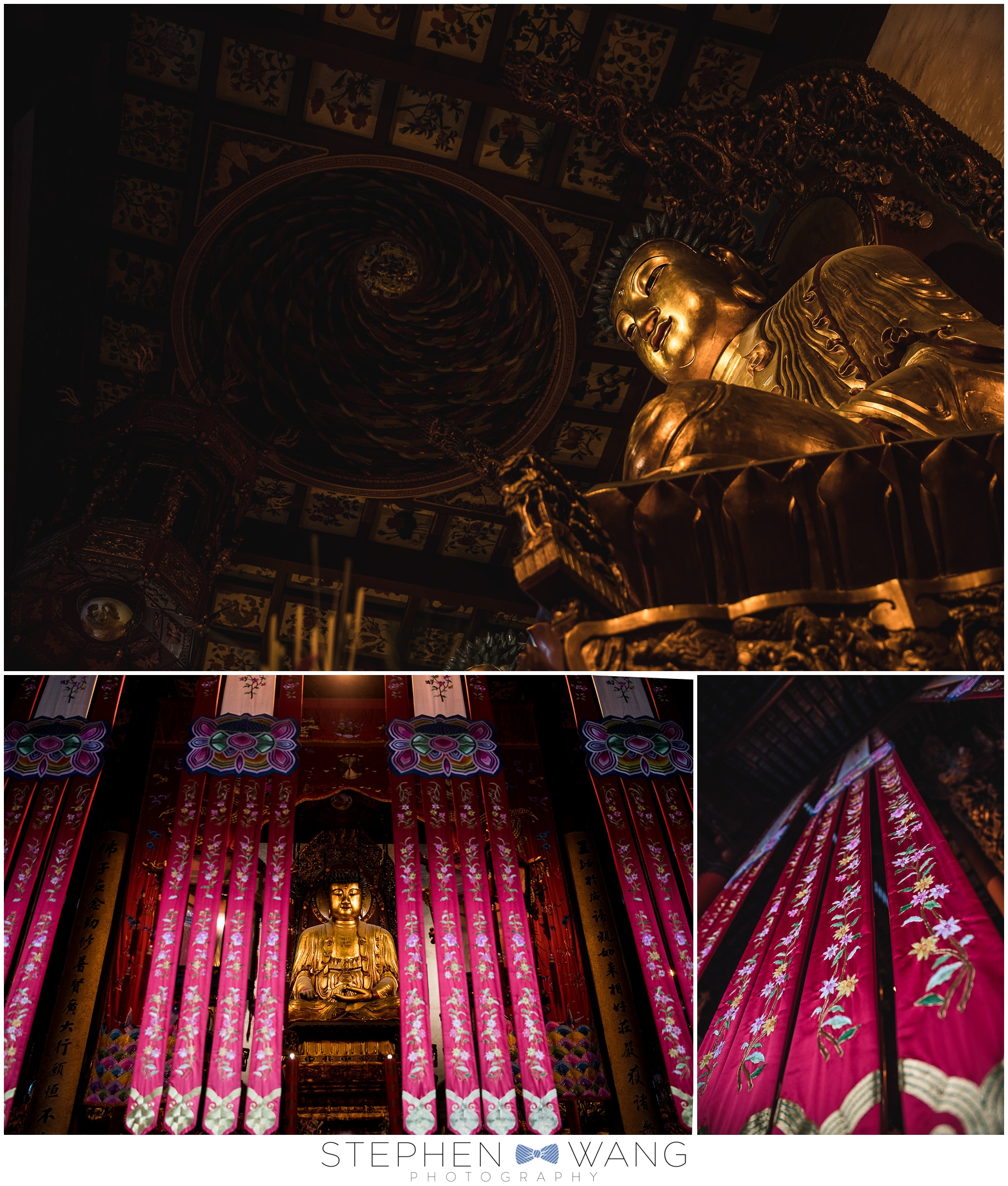 One of our first stops was the Jade Buddha Temple, one of the most active Buddhist temples in Shanghai, dating back to the Qing Dynasty. Lots of Buddha statues and tapestries.