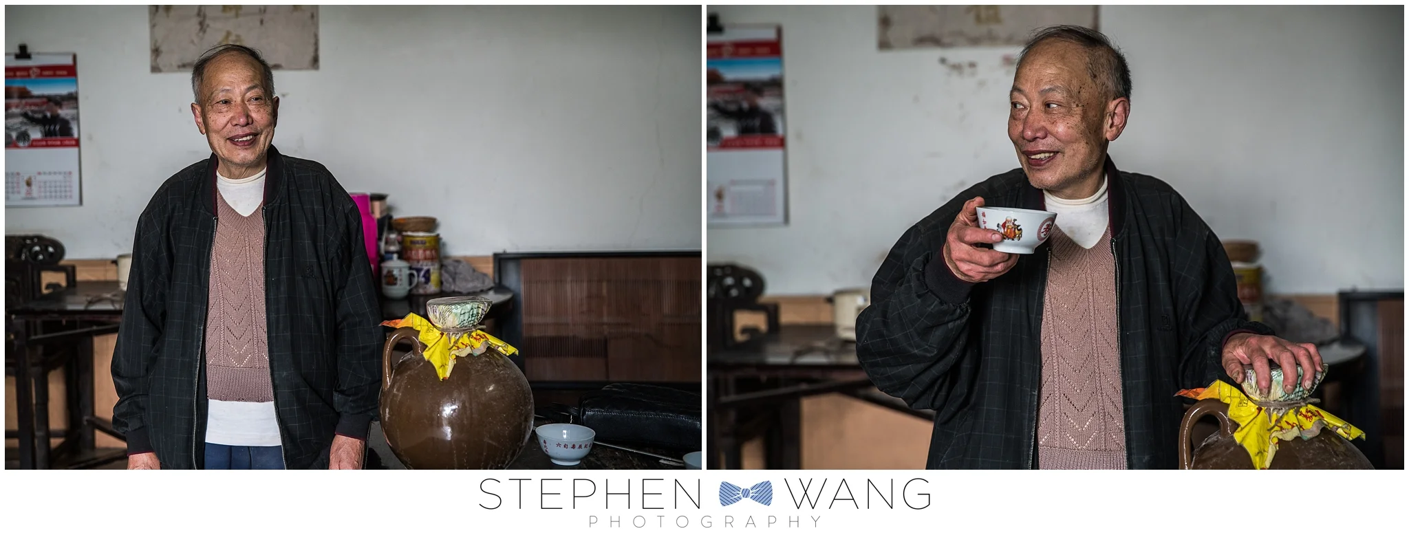 Mr. Mao (no relation to the Communist chairman!) was one of the people relocated due to the construction of the Three Gorges dam. He invited the group into his home and talked about his life before and after the relocation. He also shared some of his homemade wine with us :)
