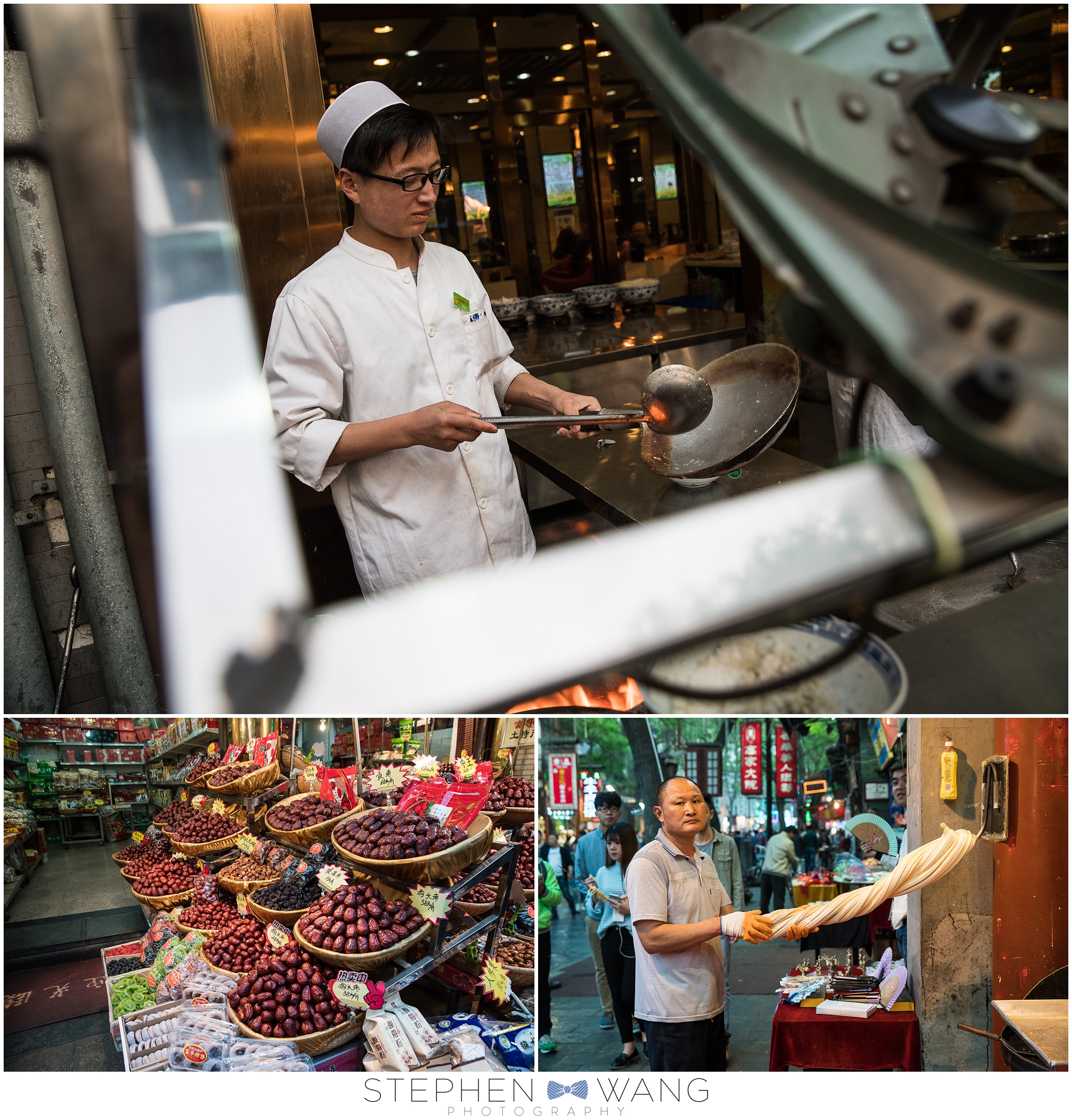 Visiting the Muslim district in Xian, and exploring a local market. So many interesting people to see and foods to try.