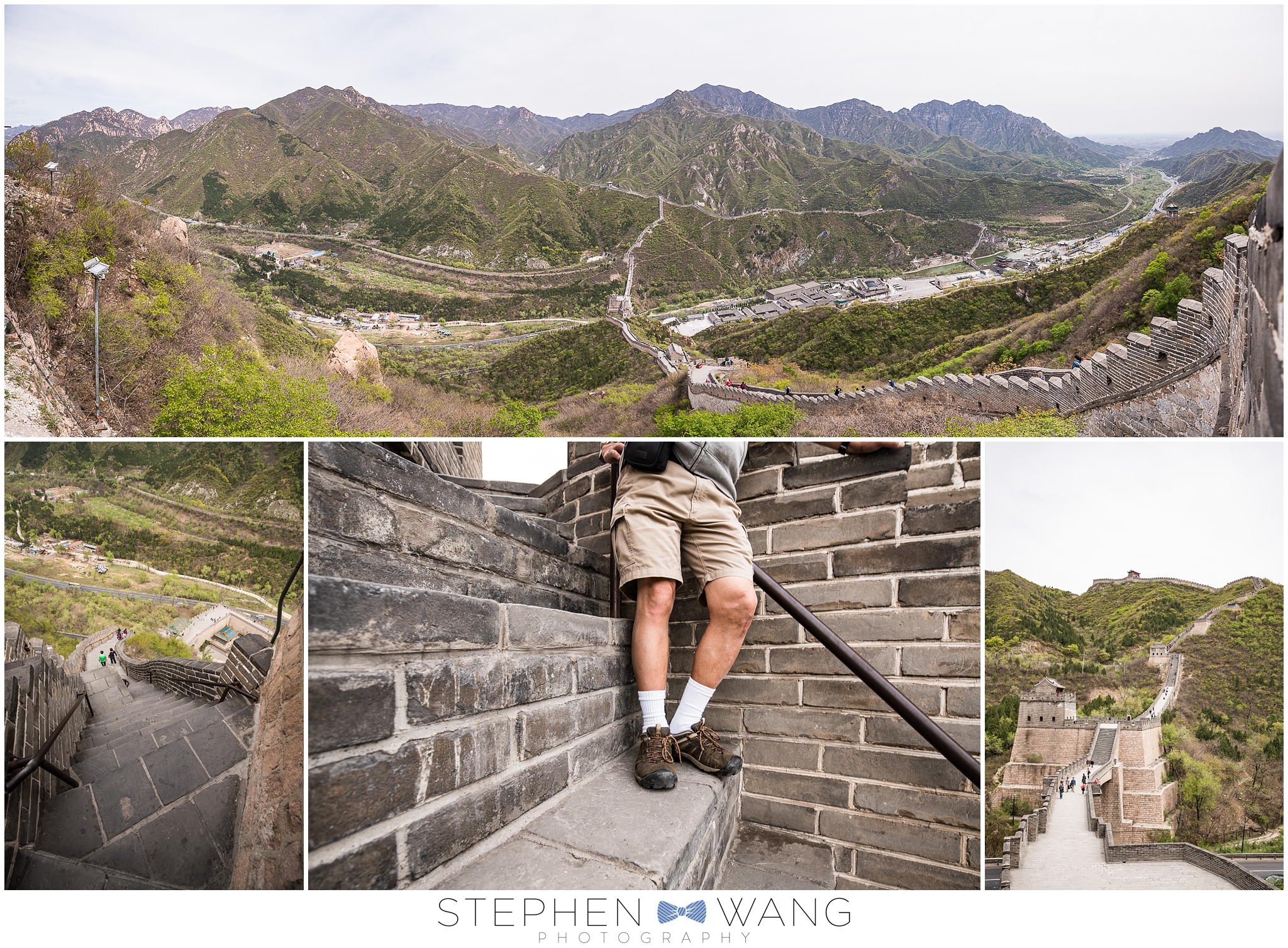 Crazy steep steps in some spots. The steps varied in height and width, so you really have to watch where you're going.