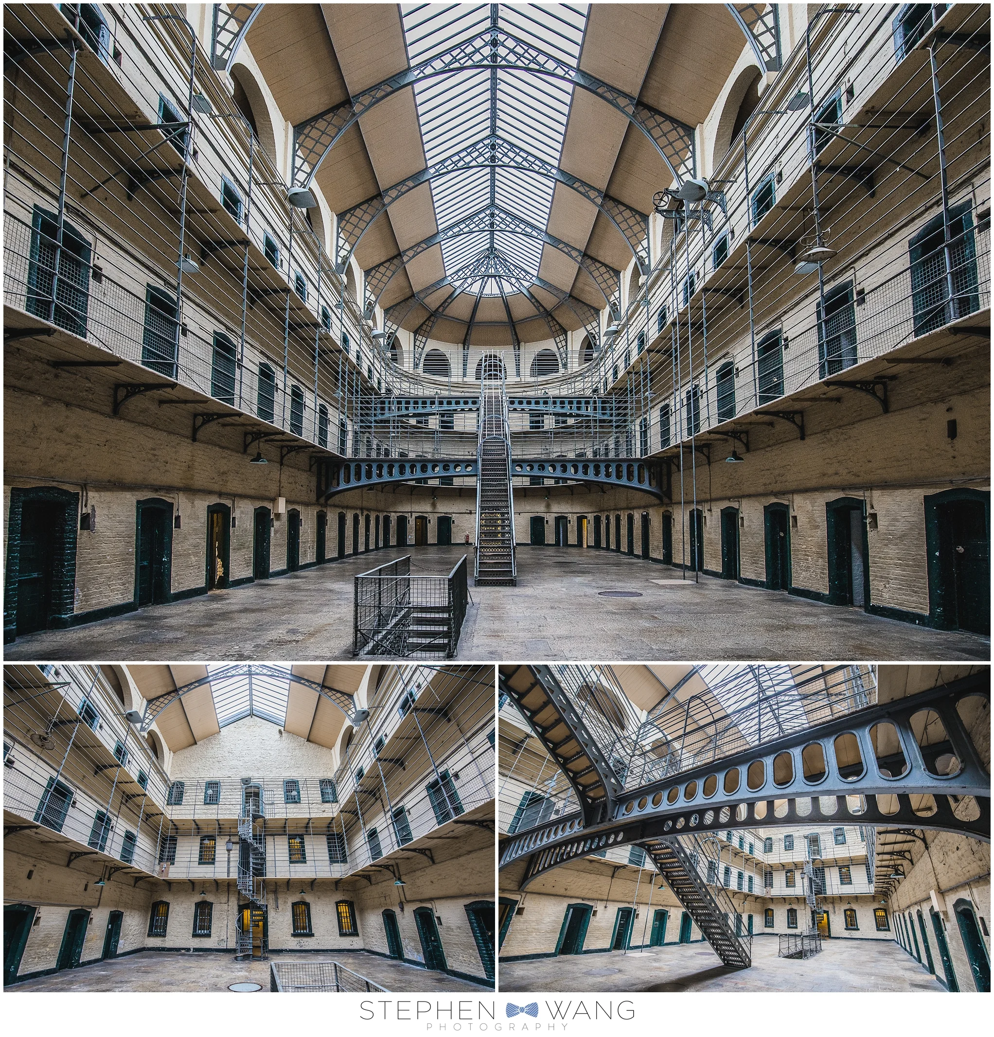 The main hall at Kilmainham Gaol - reminded me of The Shawshank Redemption.