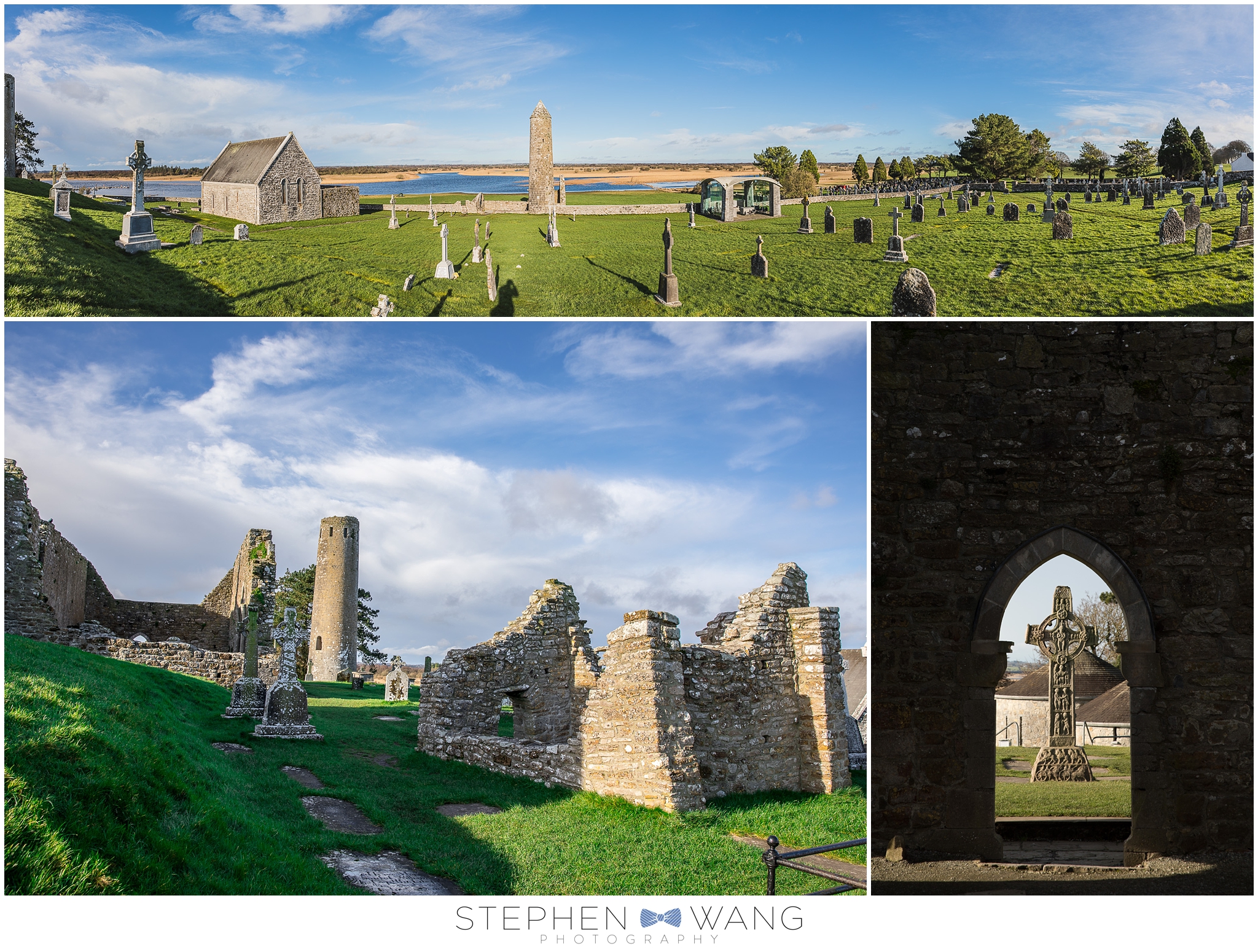 Day 3 - We made our way out of Dublin and into the countryside, Clonmacnoise was our first stop. It's a very old (544 AD old) monastery with all sorts of ruins, graves, and crosses. I'm not even religious, and I thought it was super cool!
