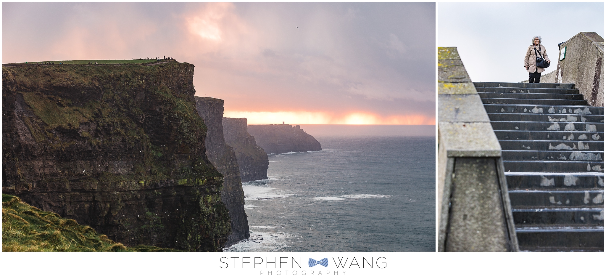 The Cliffs of Moher - and mother dearest!
