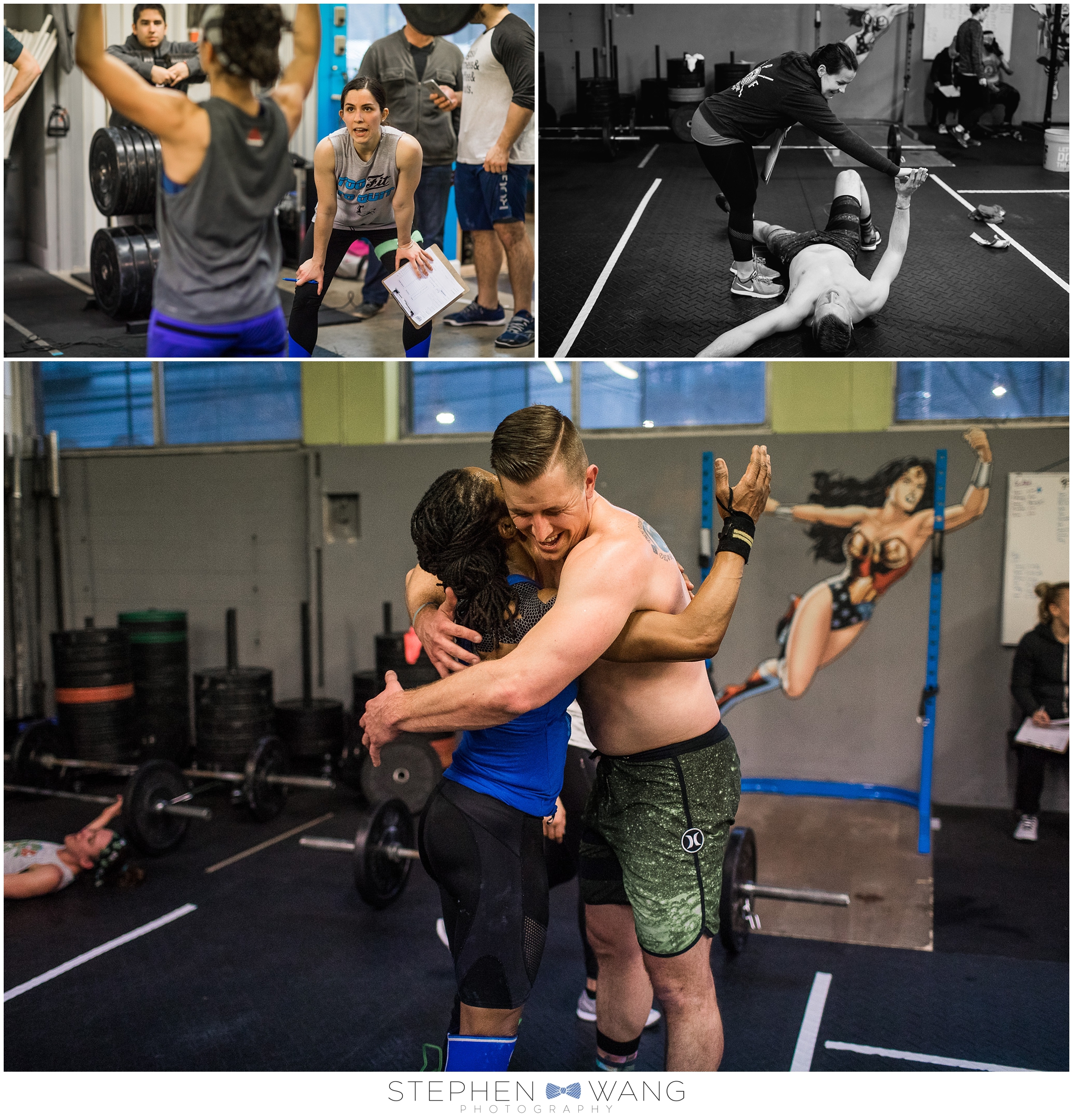 The encouragement of the Crossfit community