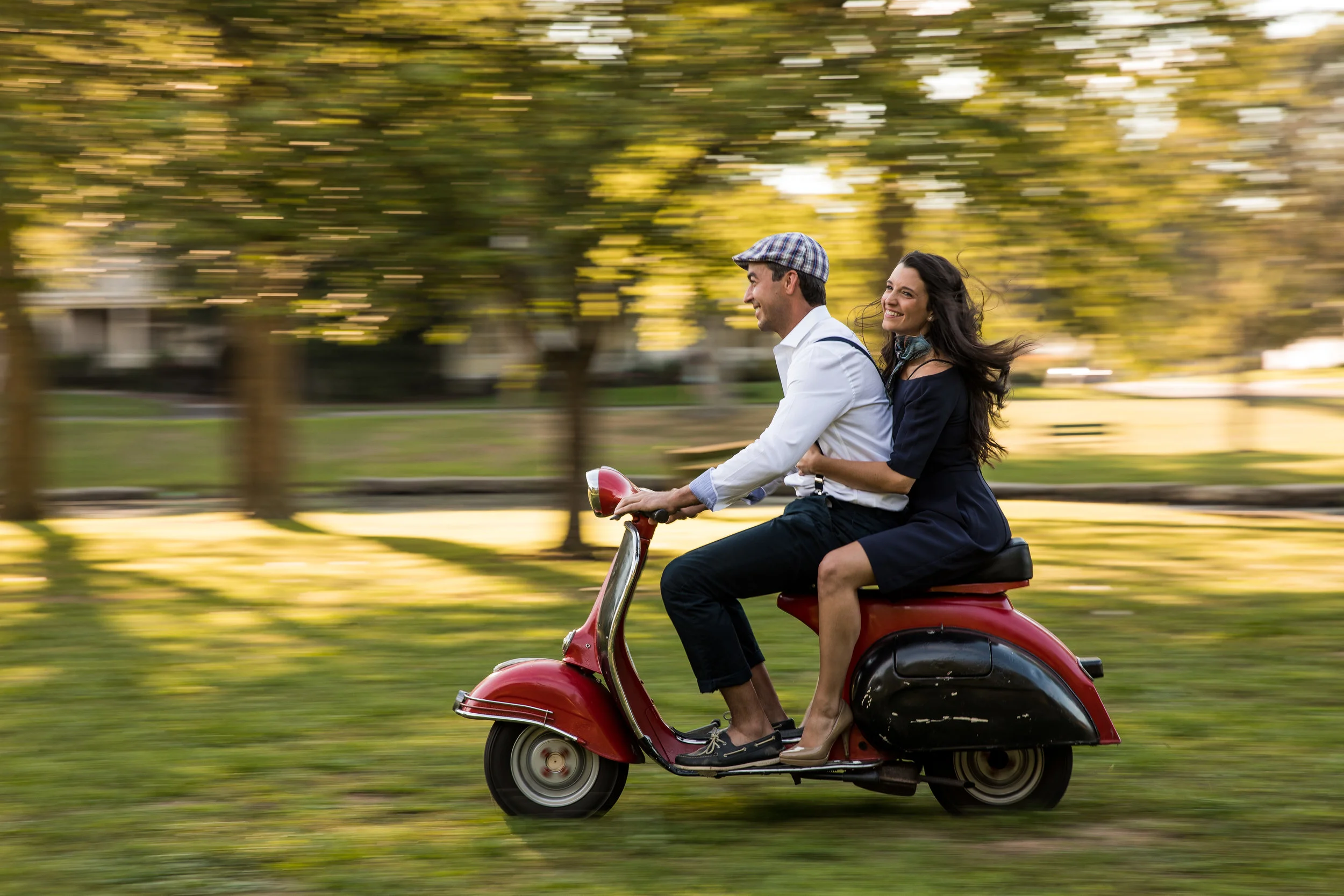 Jenn and Dave's Vintage Inspired Engagement Session