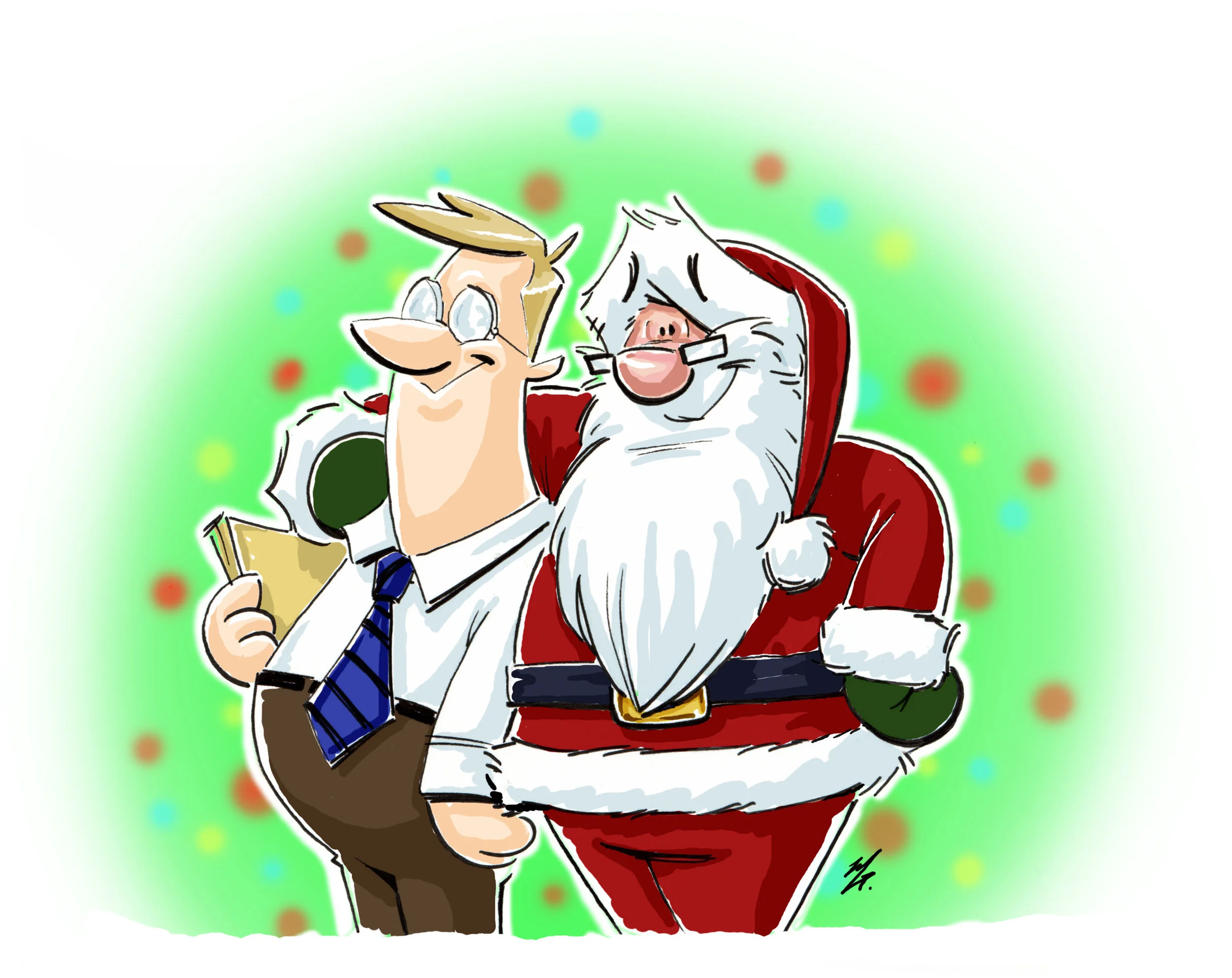 Bob and Santa