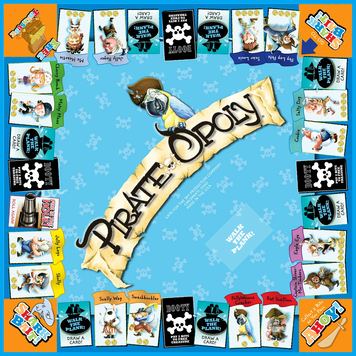 Pirate Opoly Board Game