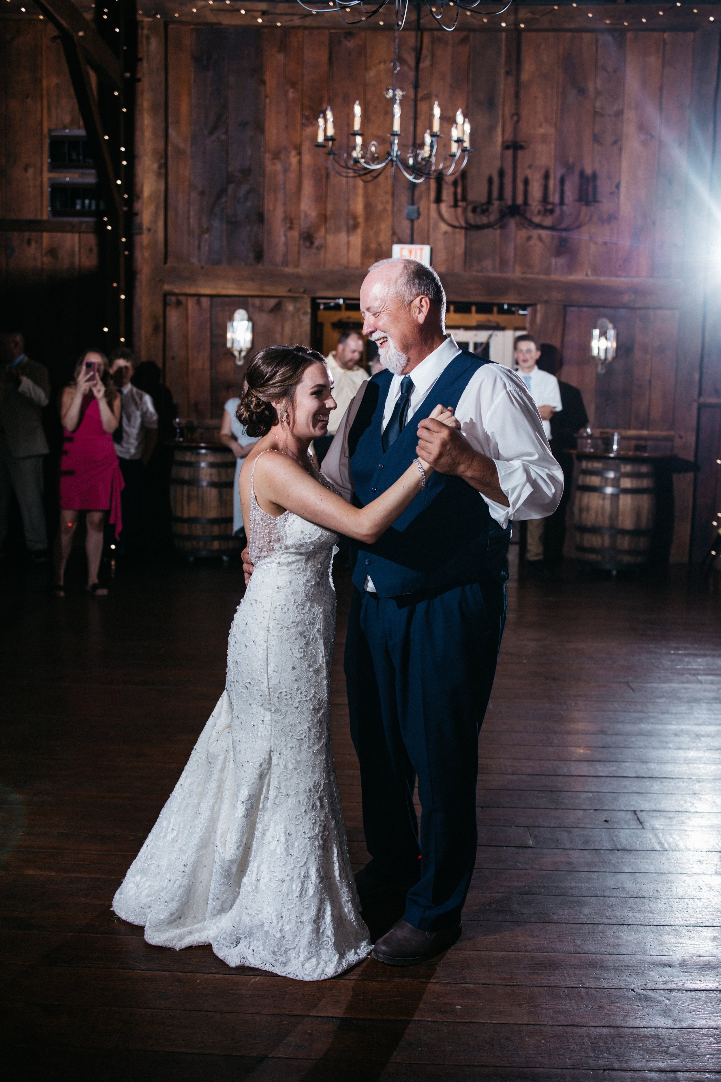 First dance at the A outdoor wedding ceremony and brandywine manor house.