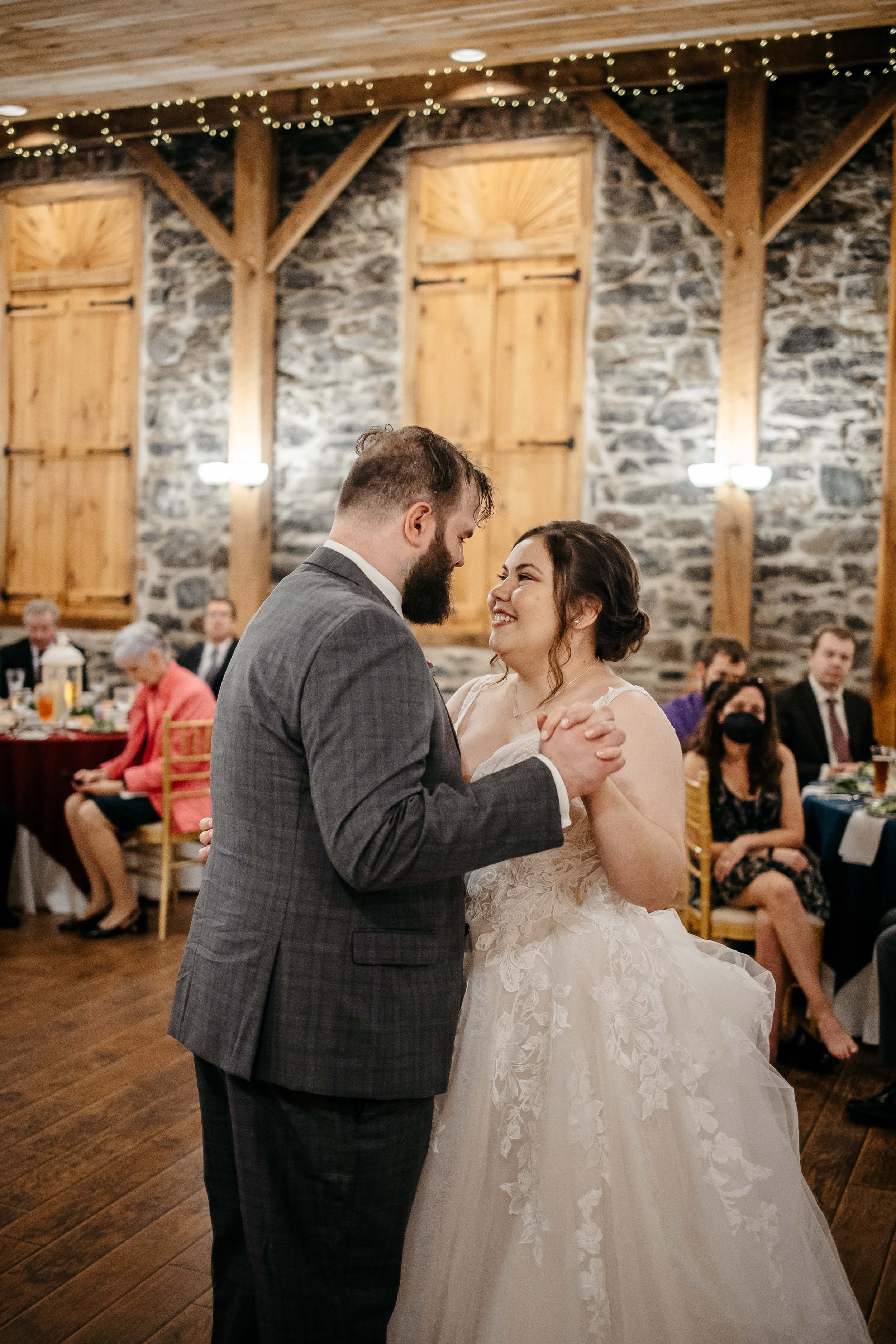 A first dance at Kings Mill.