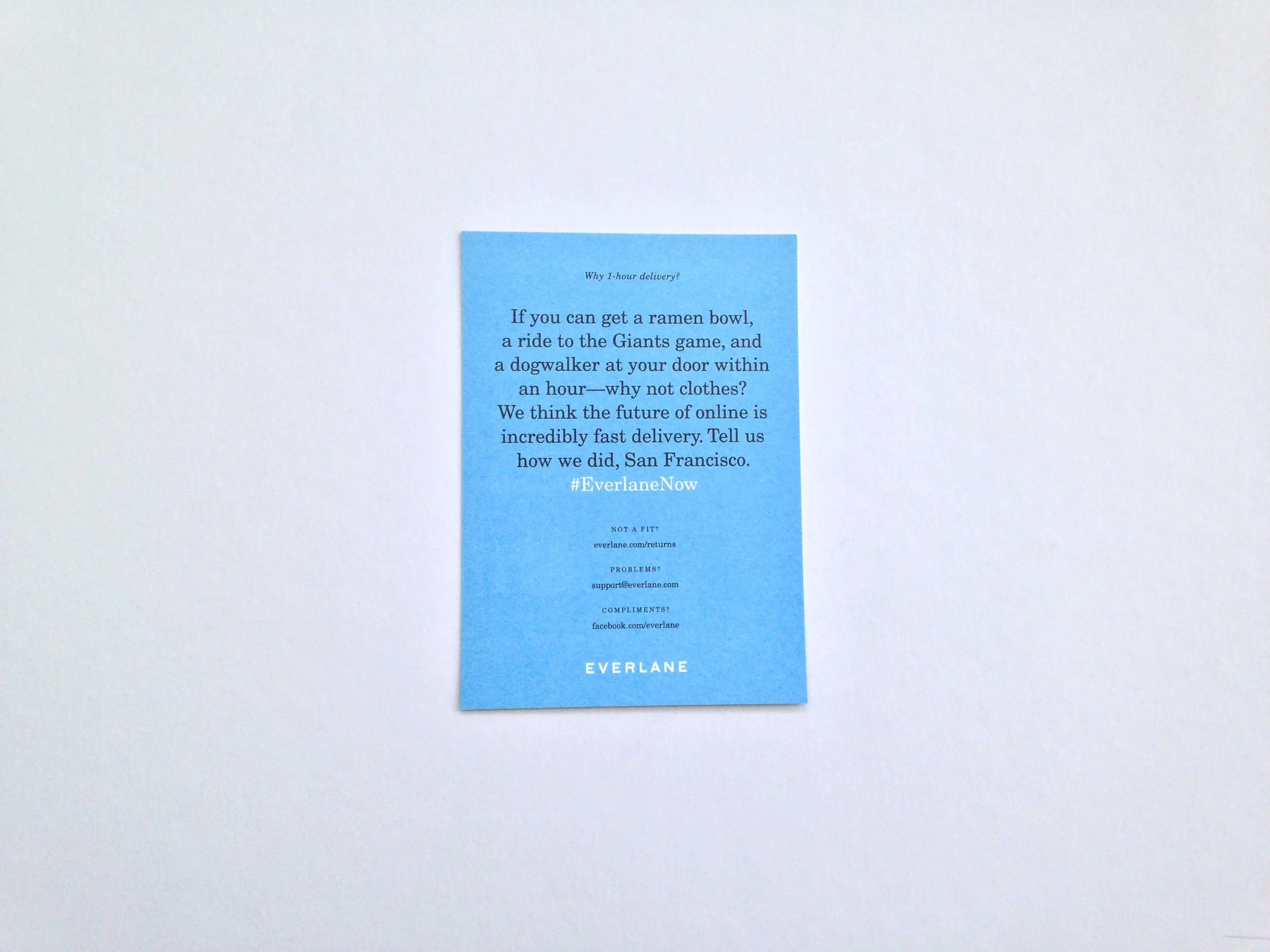 Packaging Insert