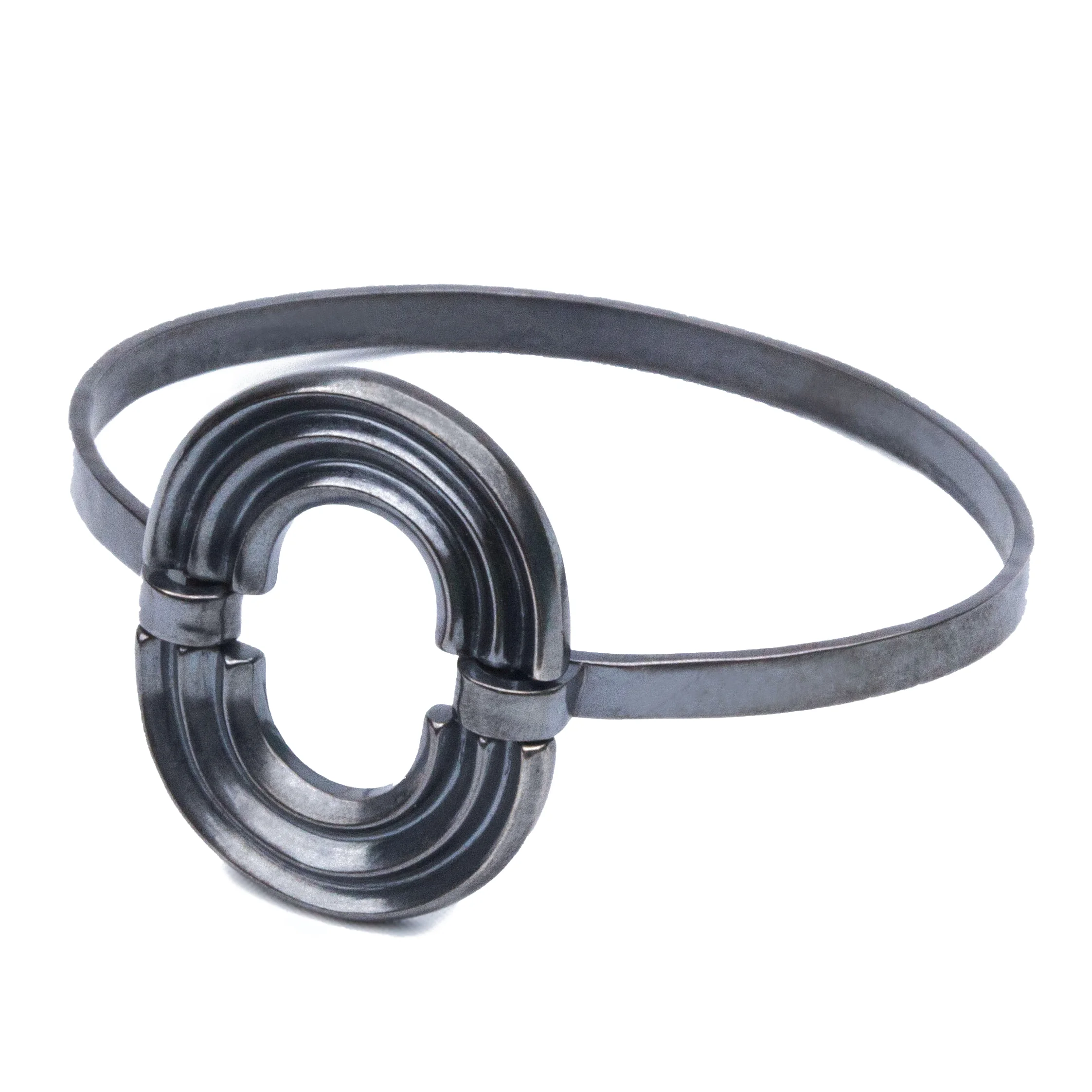 Shield Hinged Bangle