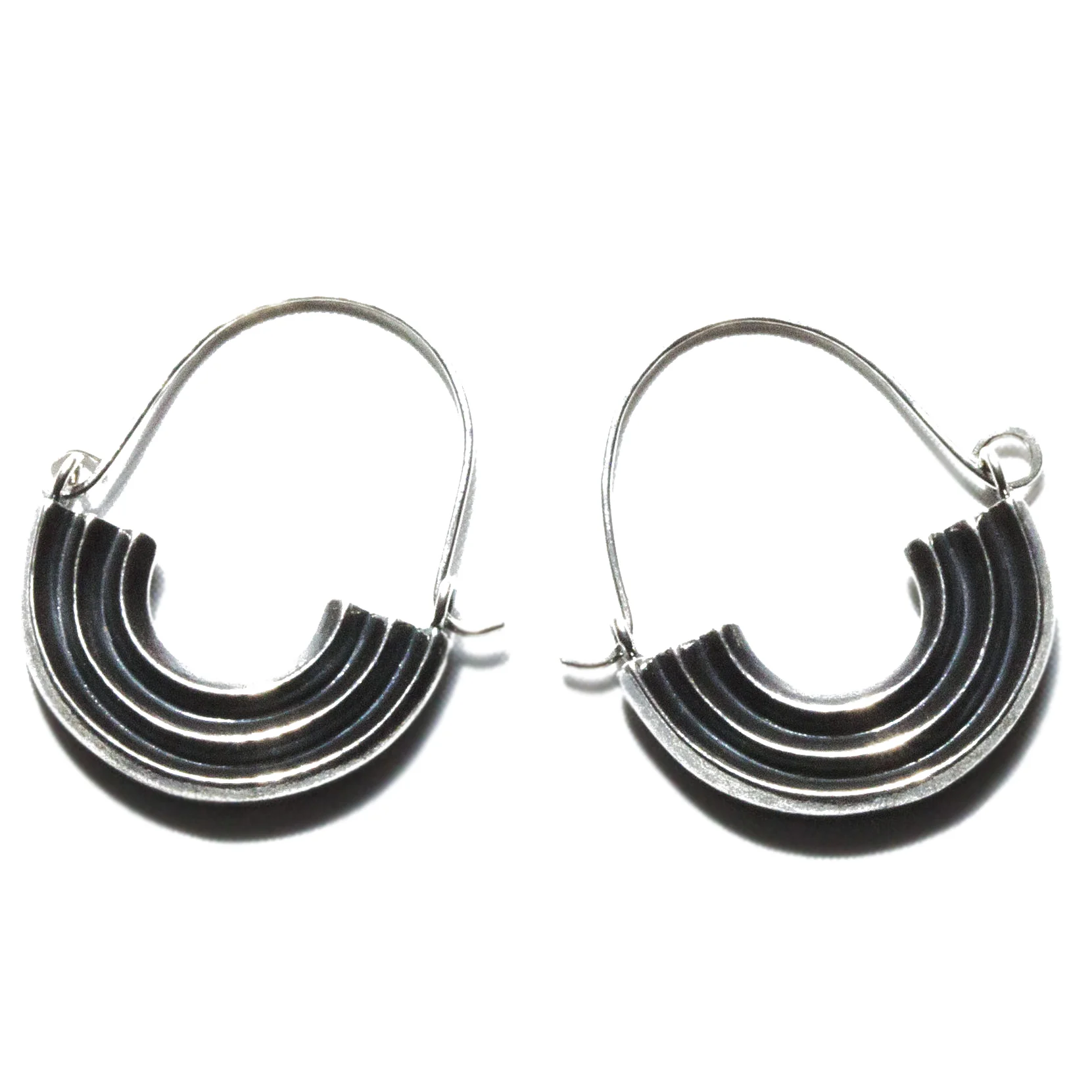 Triple Arch Hoops
