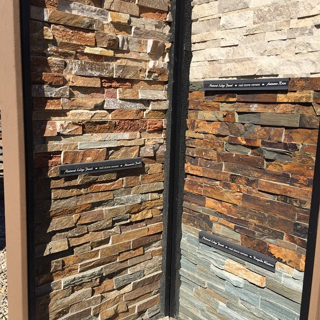 Examples of east west panel ledger stone