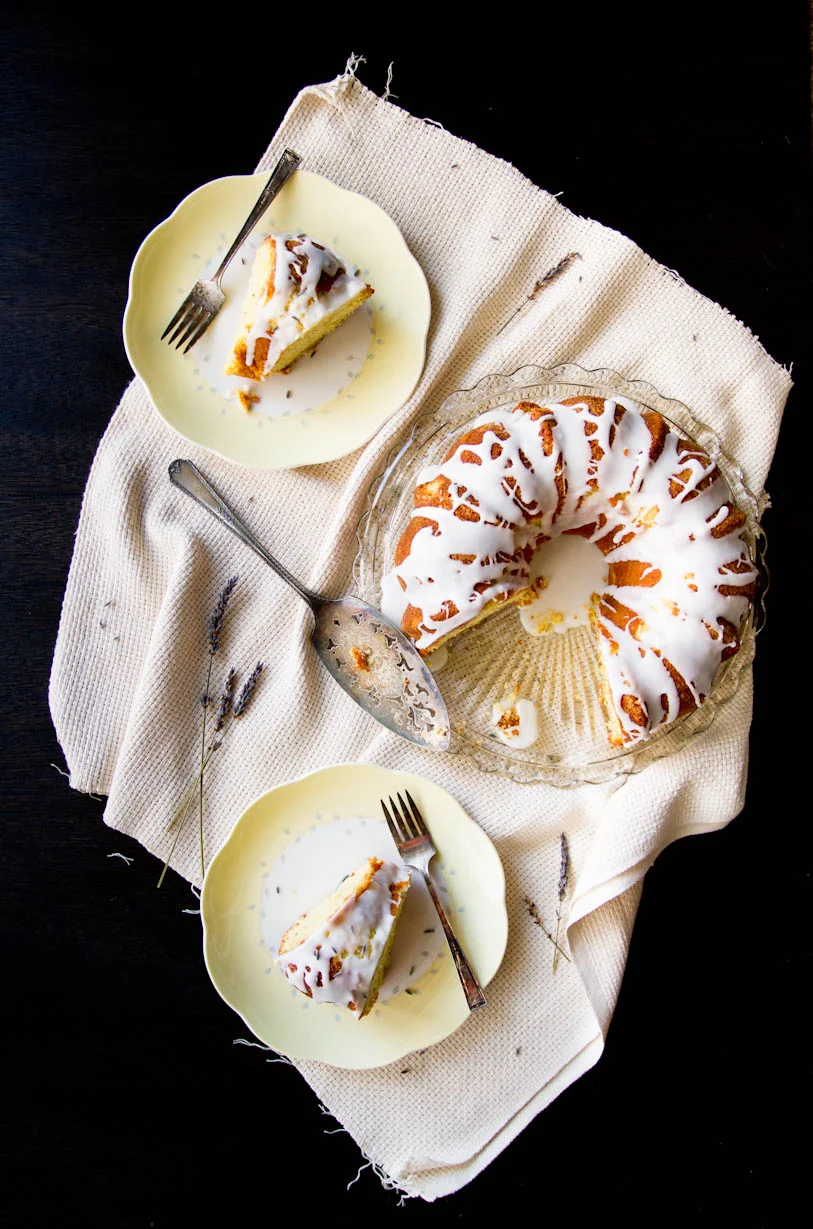 Almond Lavender Cake