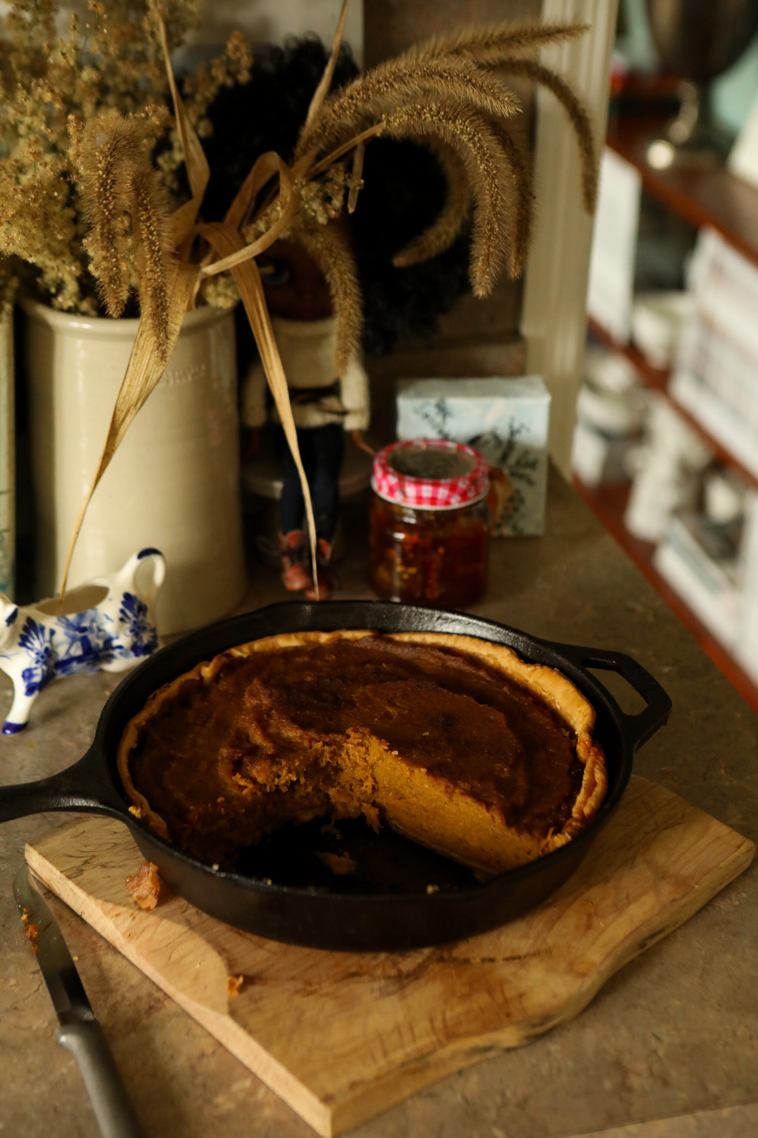  This was the year I mastered the pumpkin pie. I will share this recipe tomorrow.  With all of the pumpkins I bought I knew I’d be cooking with all of them over the coming months. This pie has been trial and error as I try to create something I enjoy