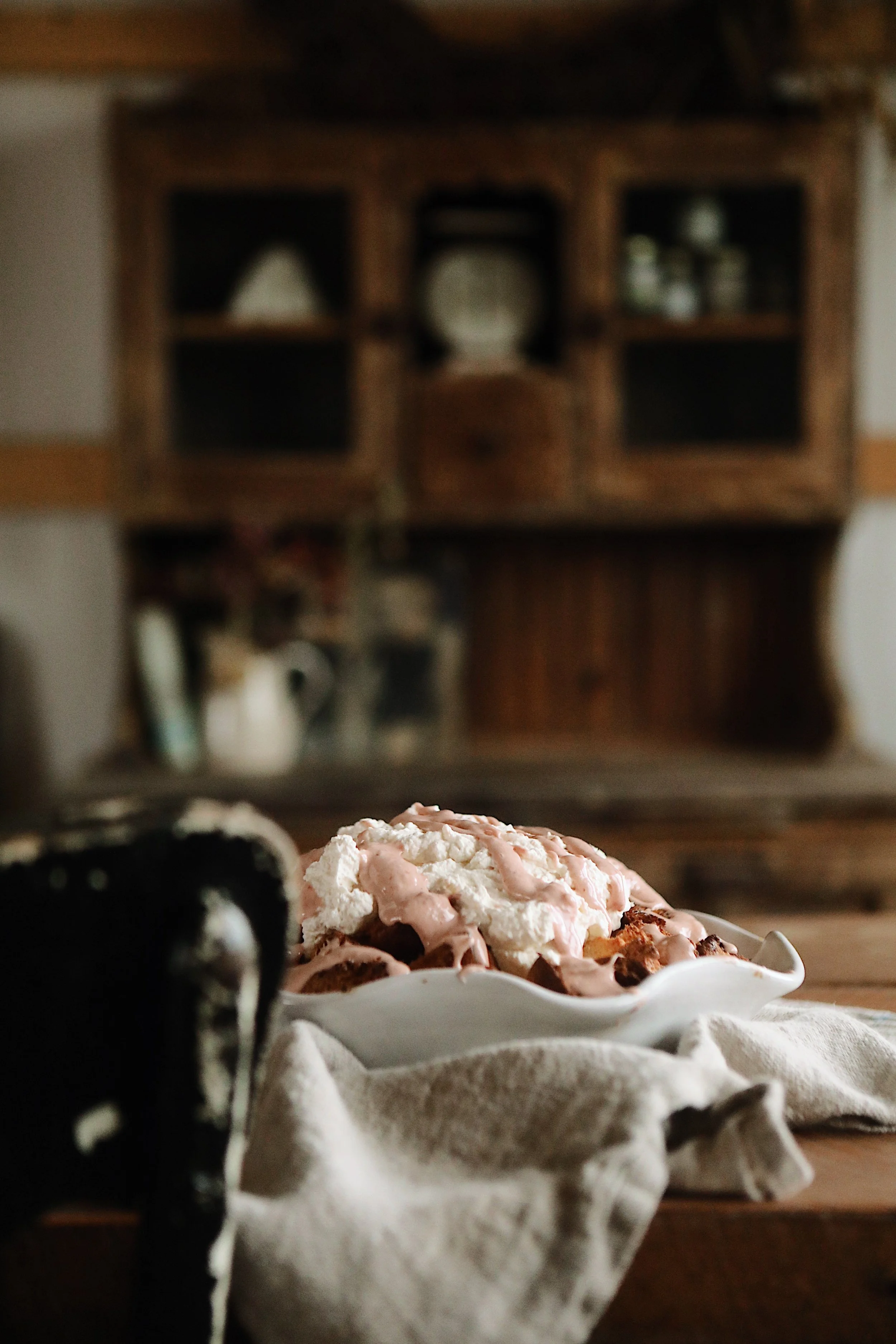 Strawberry Bread Pudding Recipe