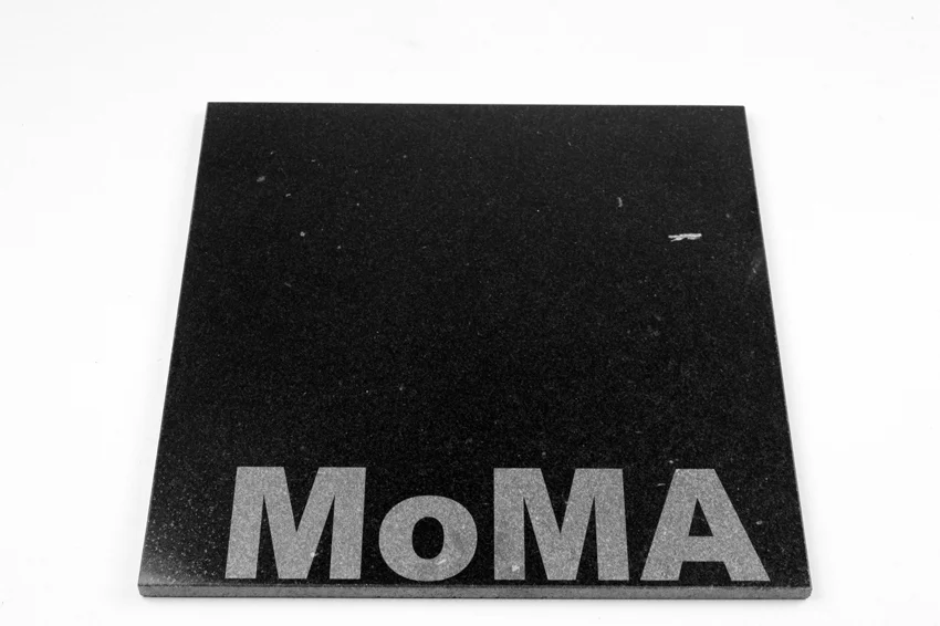 Laser engraving of granite and marble