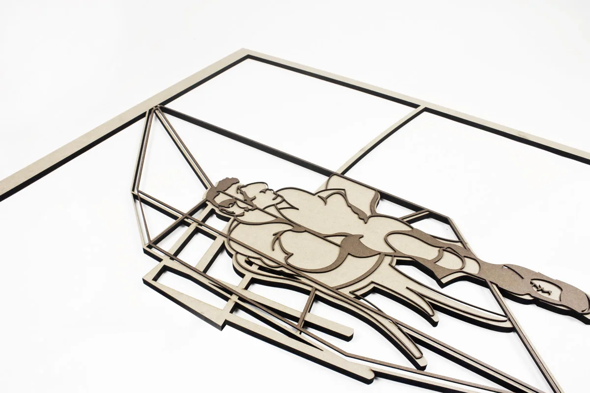 Laser cutting wood. MDF and hardboard.