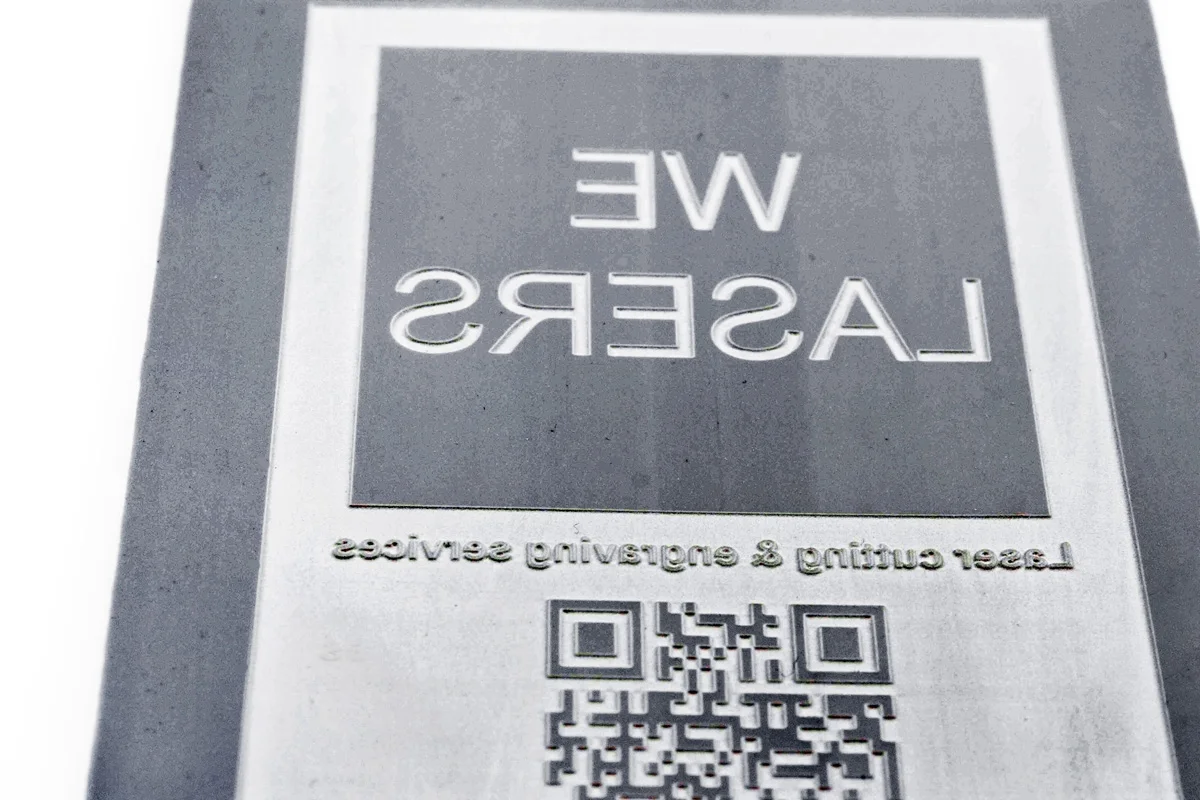 Laser engraving rubber