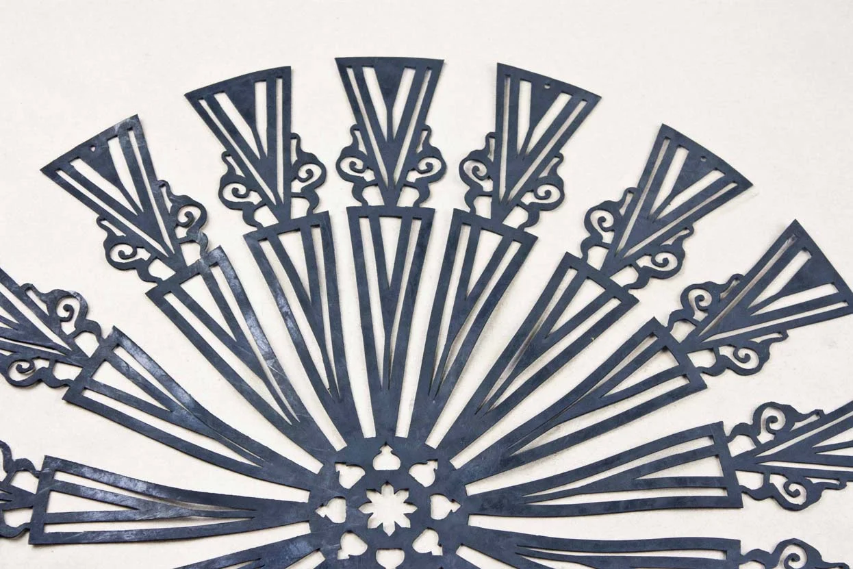 Laser cut rubber