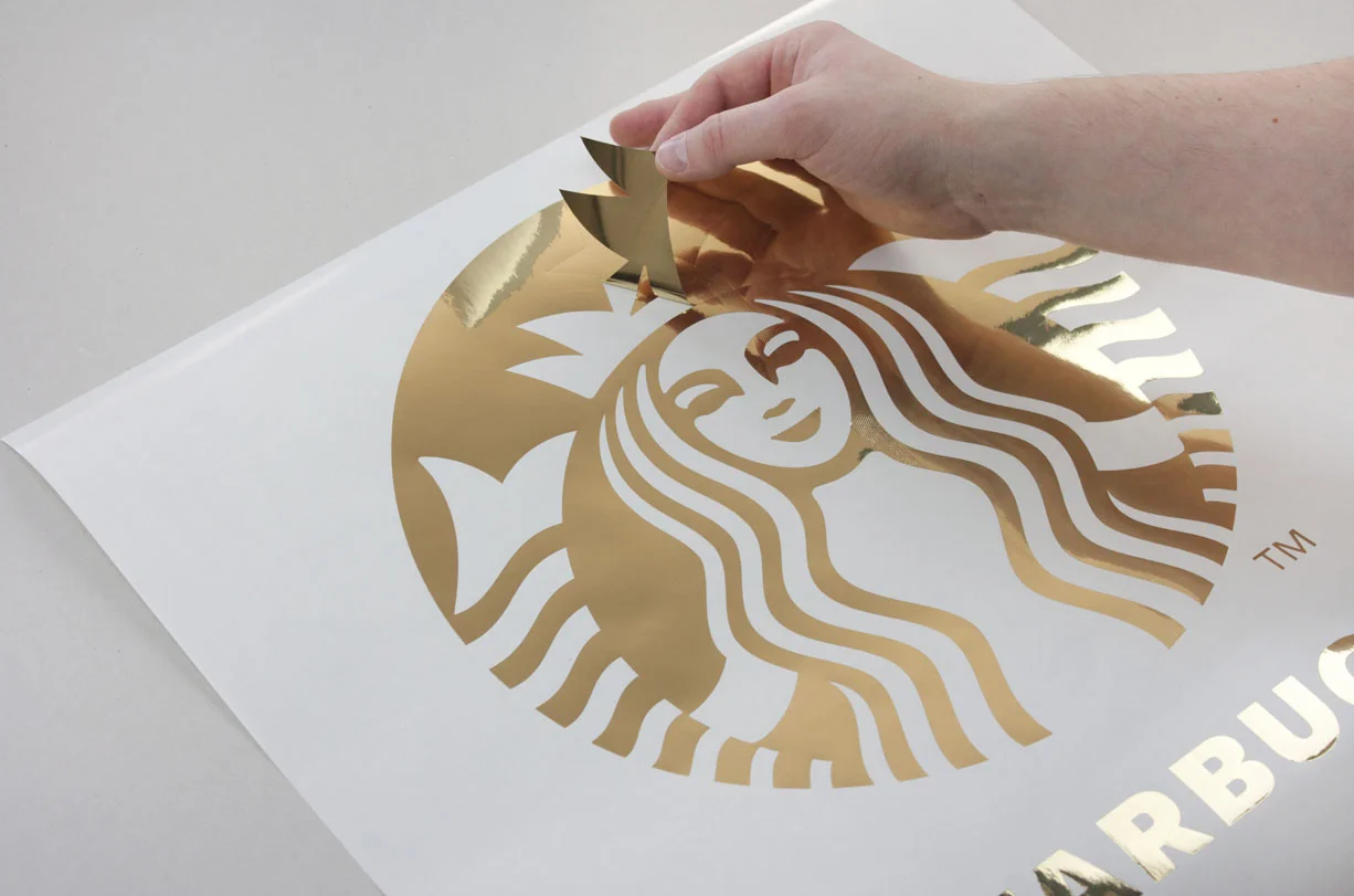 Cutting vinyl used for decorative and labelling