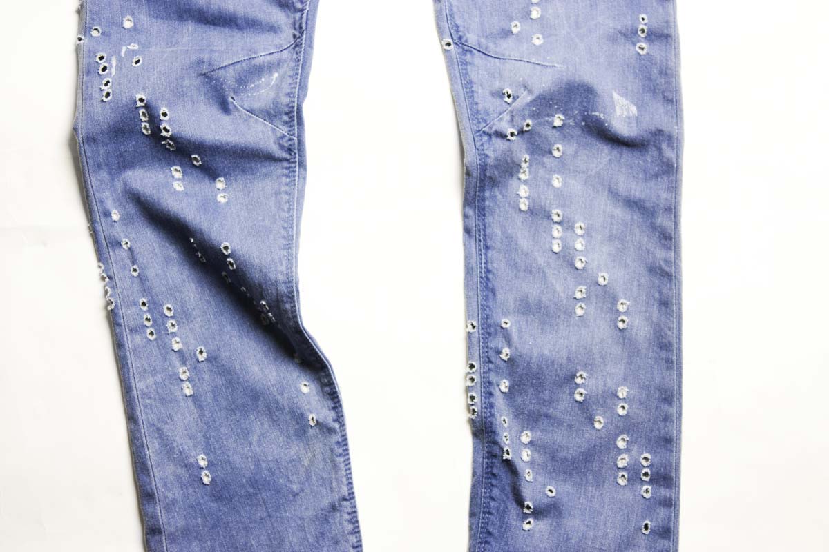 laser cut denim