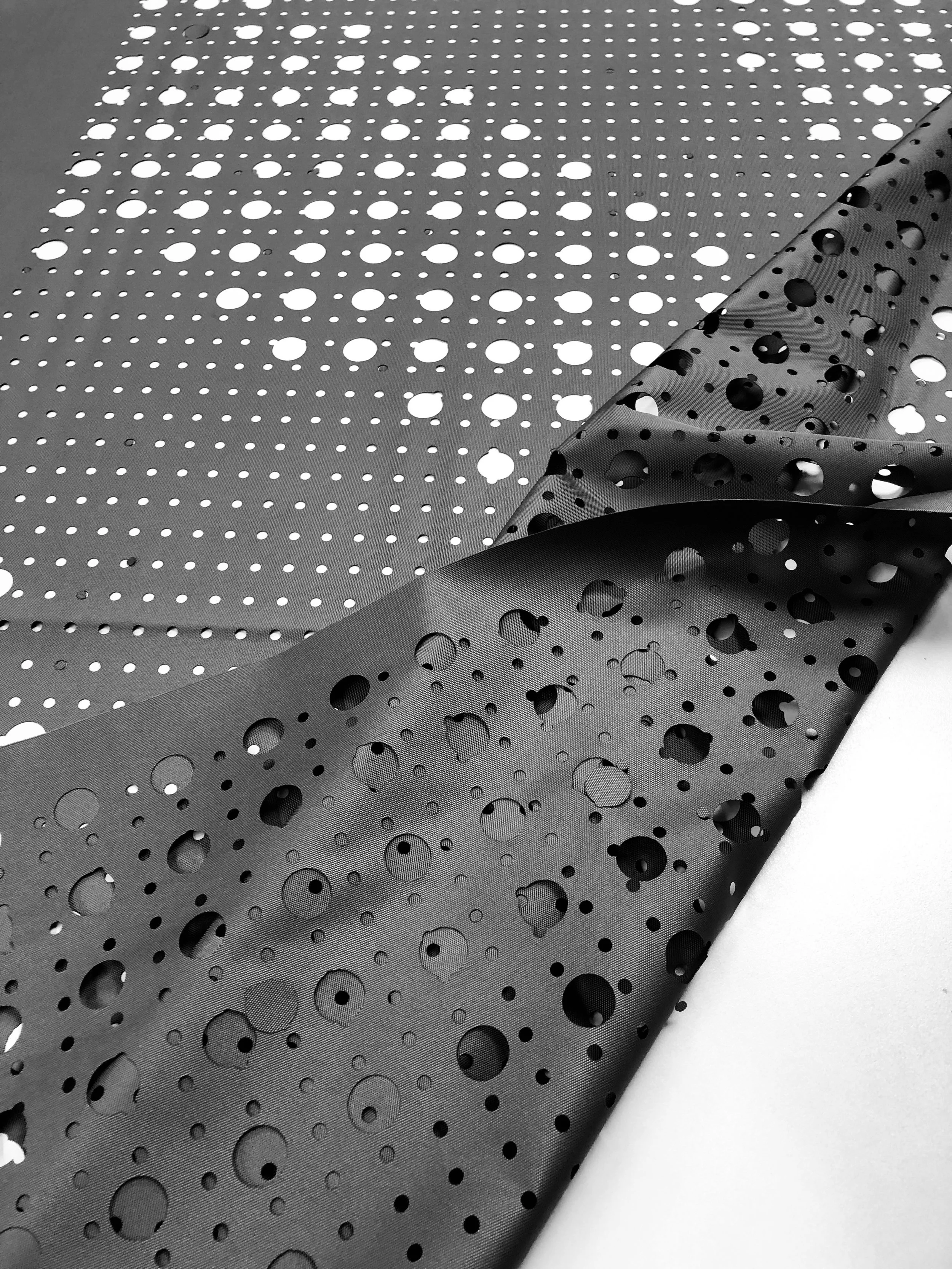 Laser cut textile