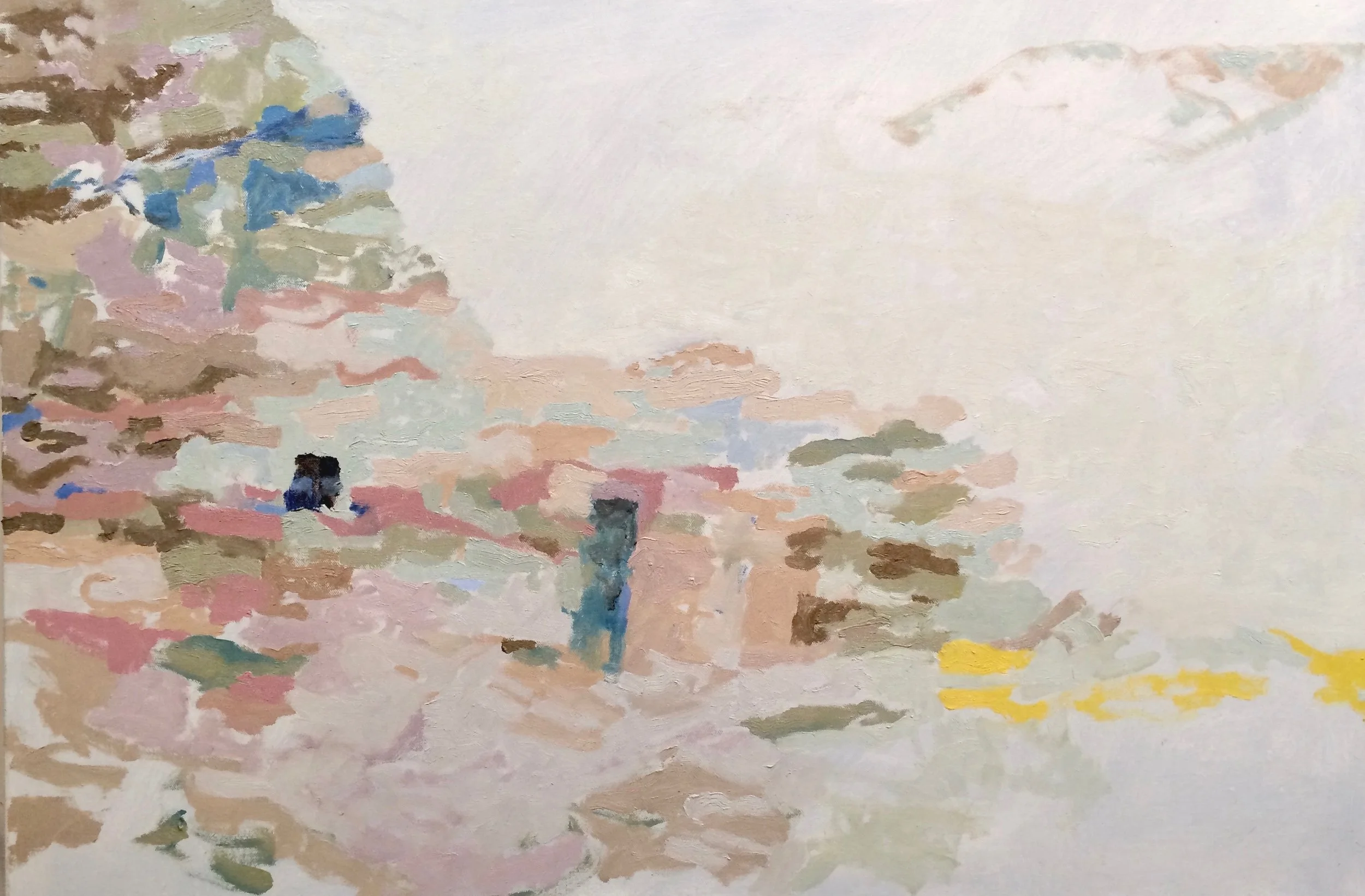 Y Aquí Me Quedo - 2018 24 x 30 inches oil on canvas