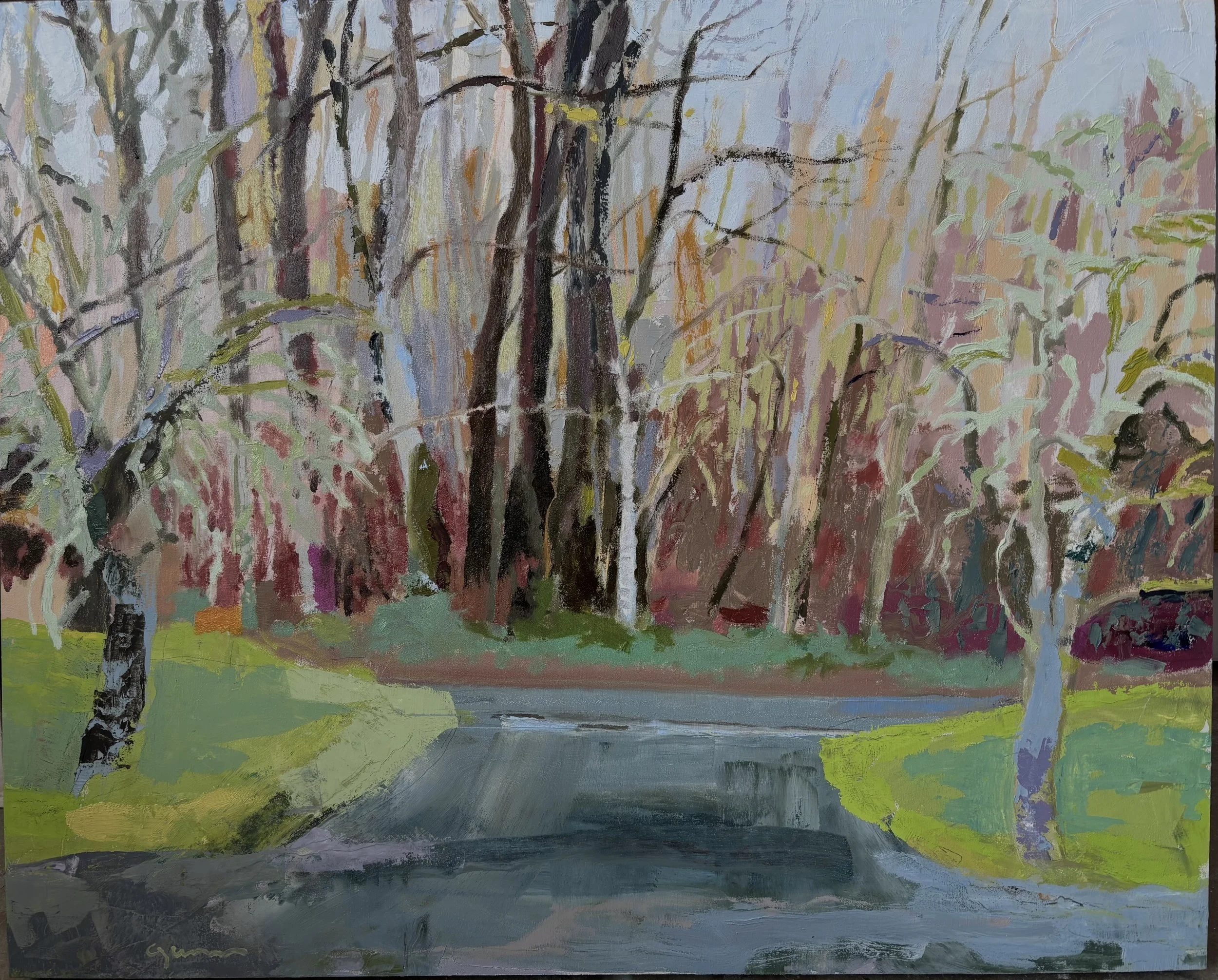 The Way In, the Way Out 24" x 30" oil on panel, 2024