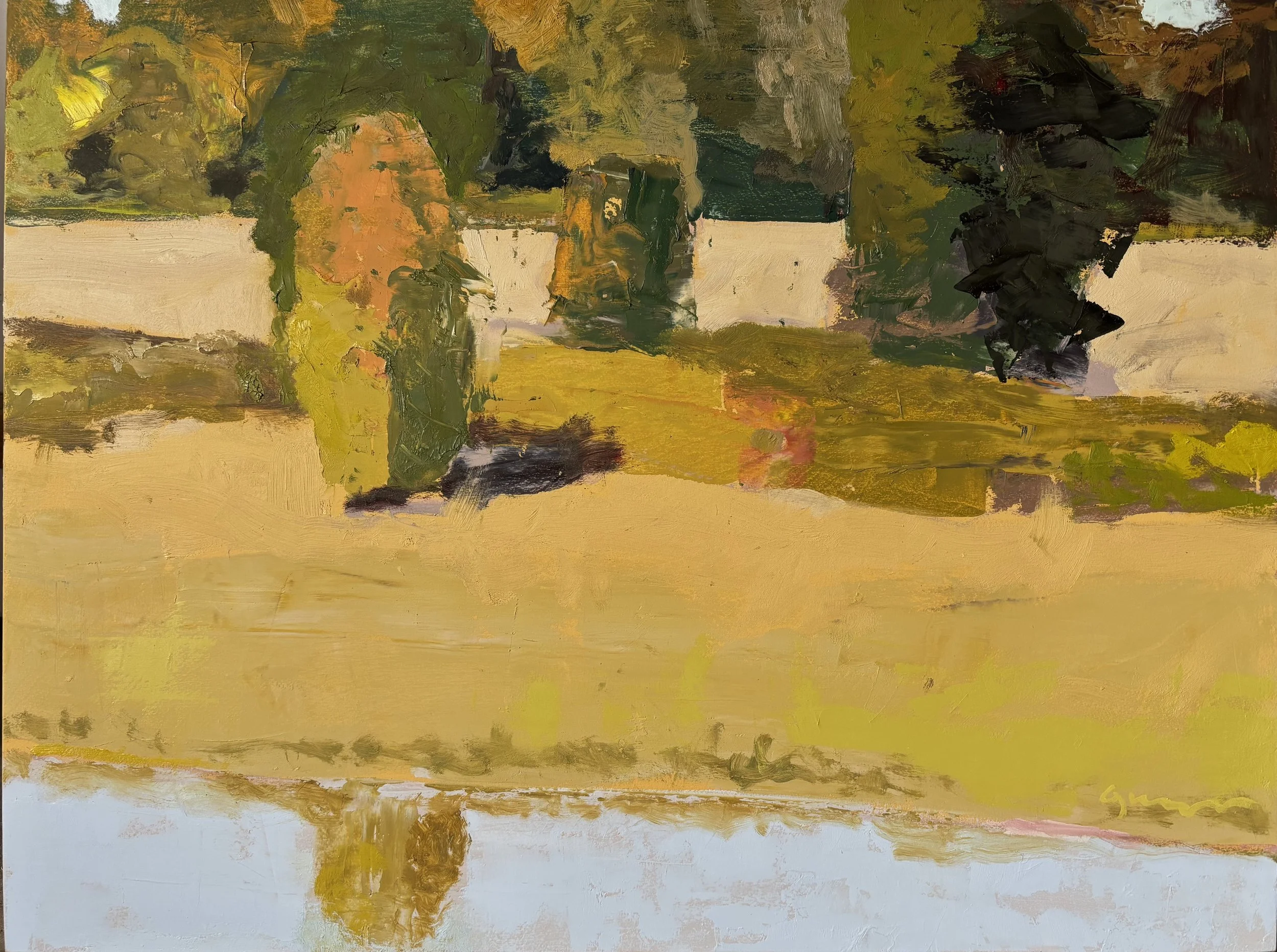 Remanzo de Paz 18" x 24" oil on panel, 2025