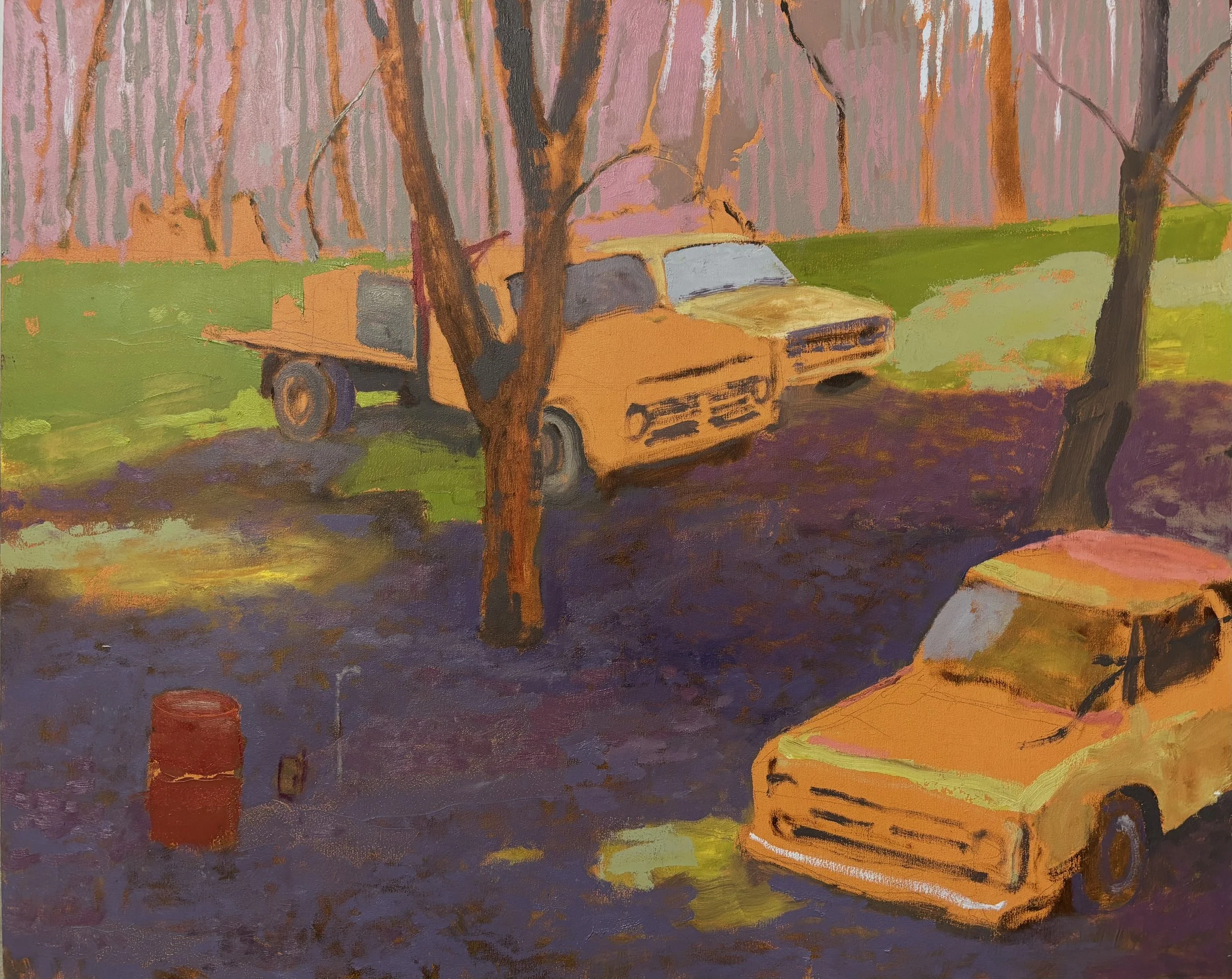 ODFW yard 24" x 30" oil, 2025