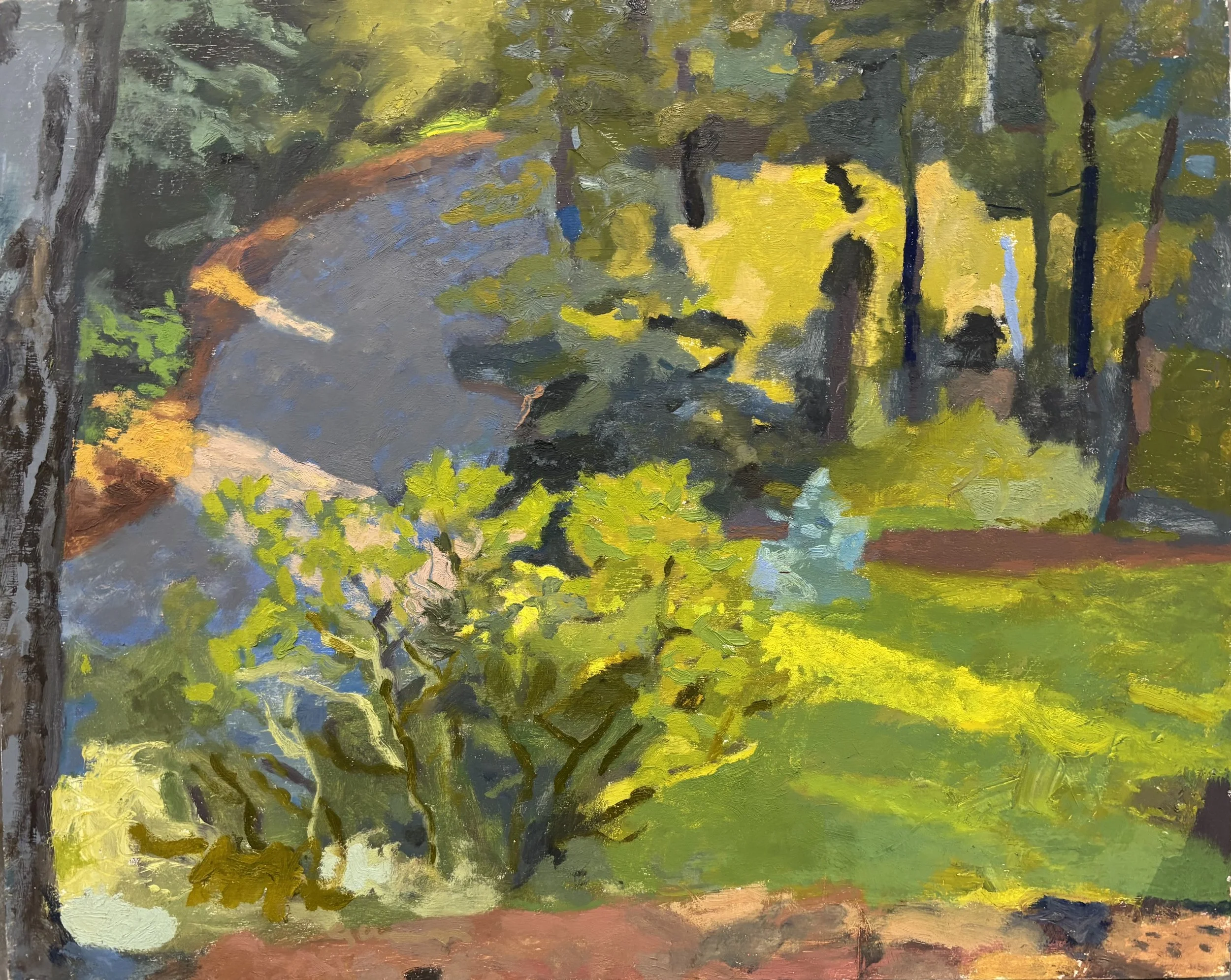 Late Afternoon 16" x 20" oil on panel, 2025
