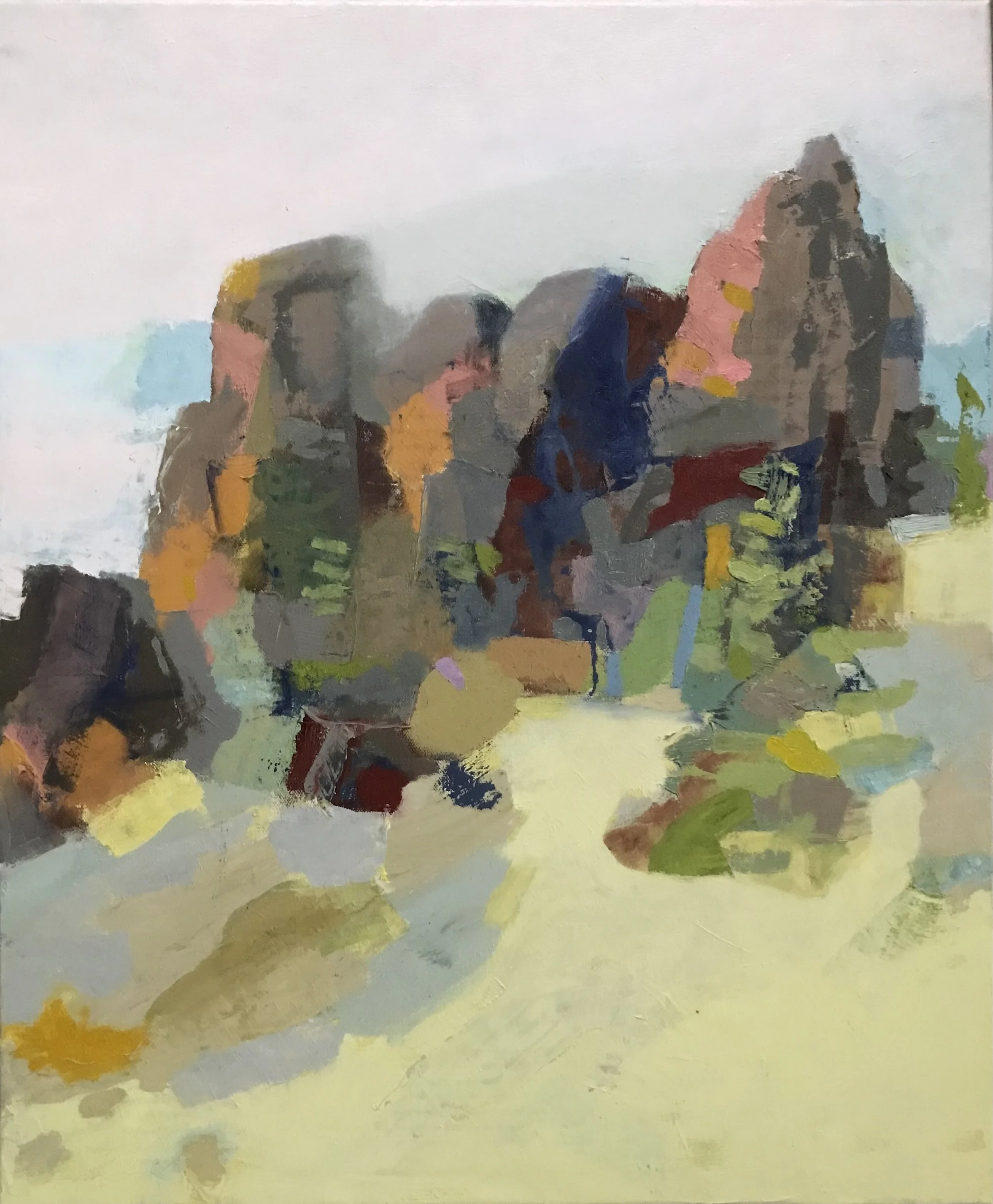 Hessong Rock II 25.5" x 21.5" oil on canvas, 2021
