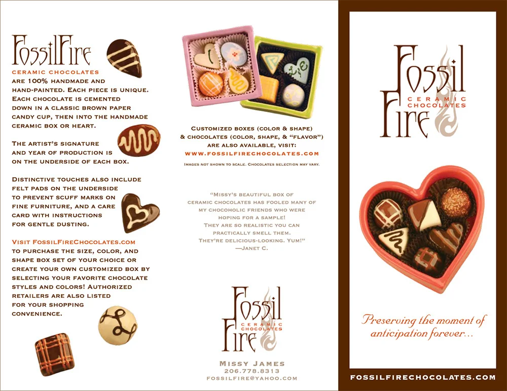 Sales Brochure, outside