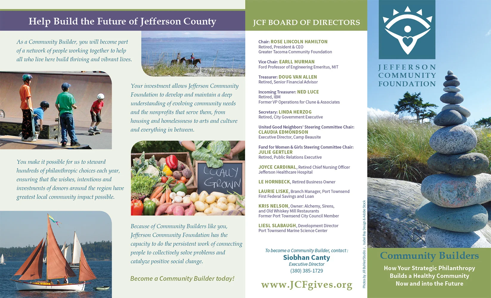 Fundraising Brochure, outside