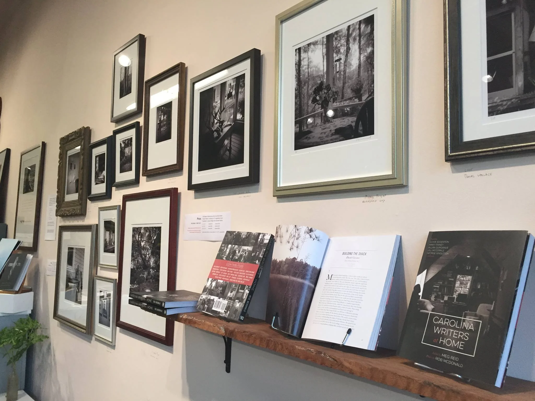 Carolina Writers at Home - exhibition reception