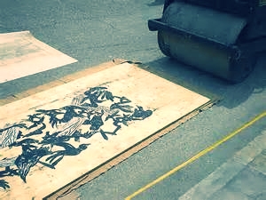 Steamroller Printmaking Extravaganza