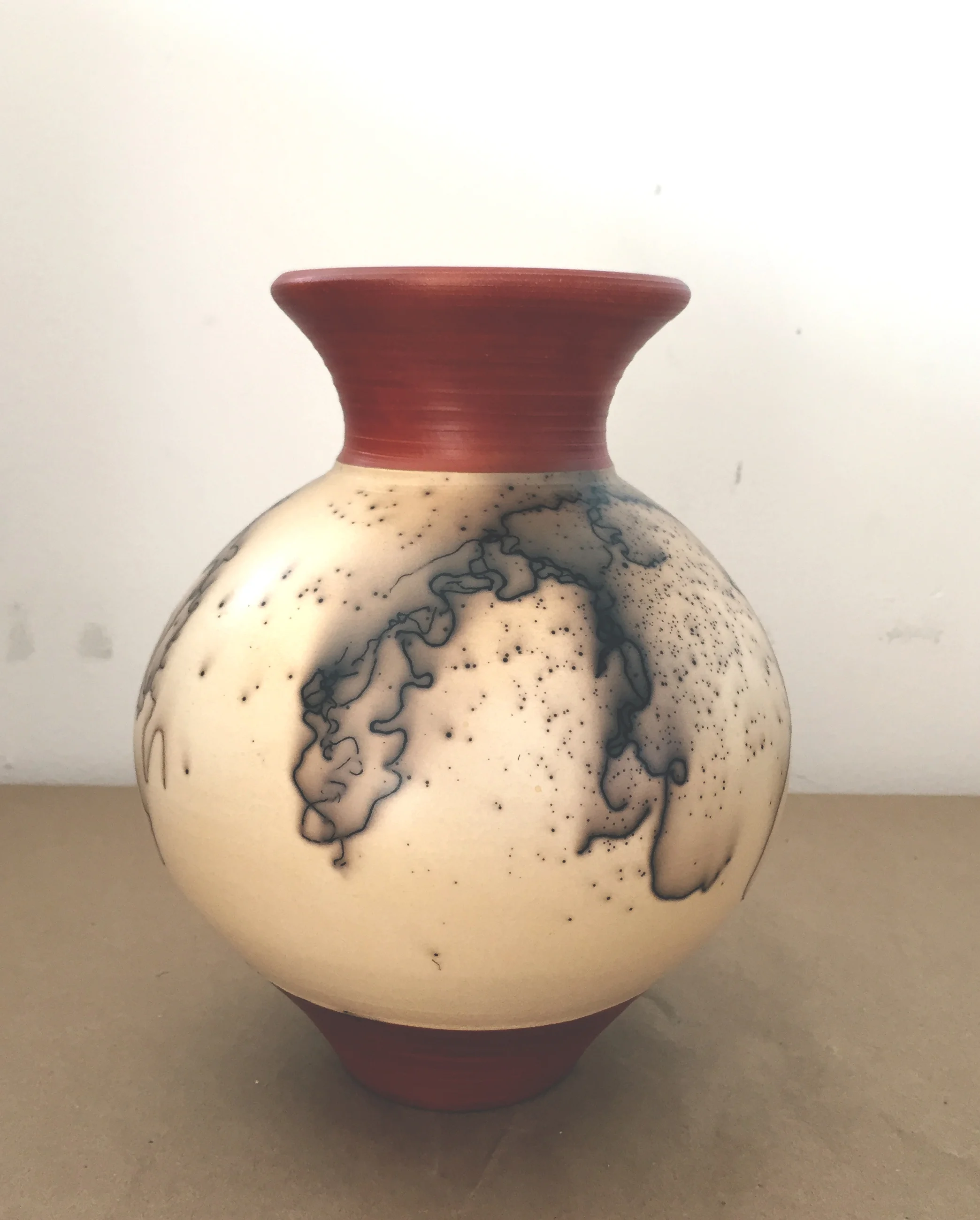 Charlie & Linda Riggs, Raku Pot Value: $80 Minimum bid: $40