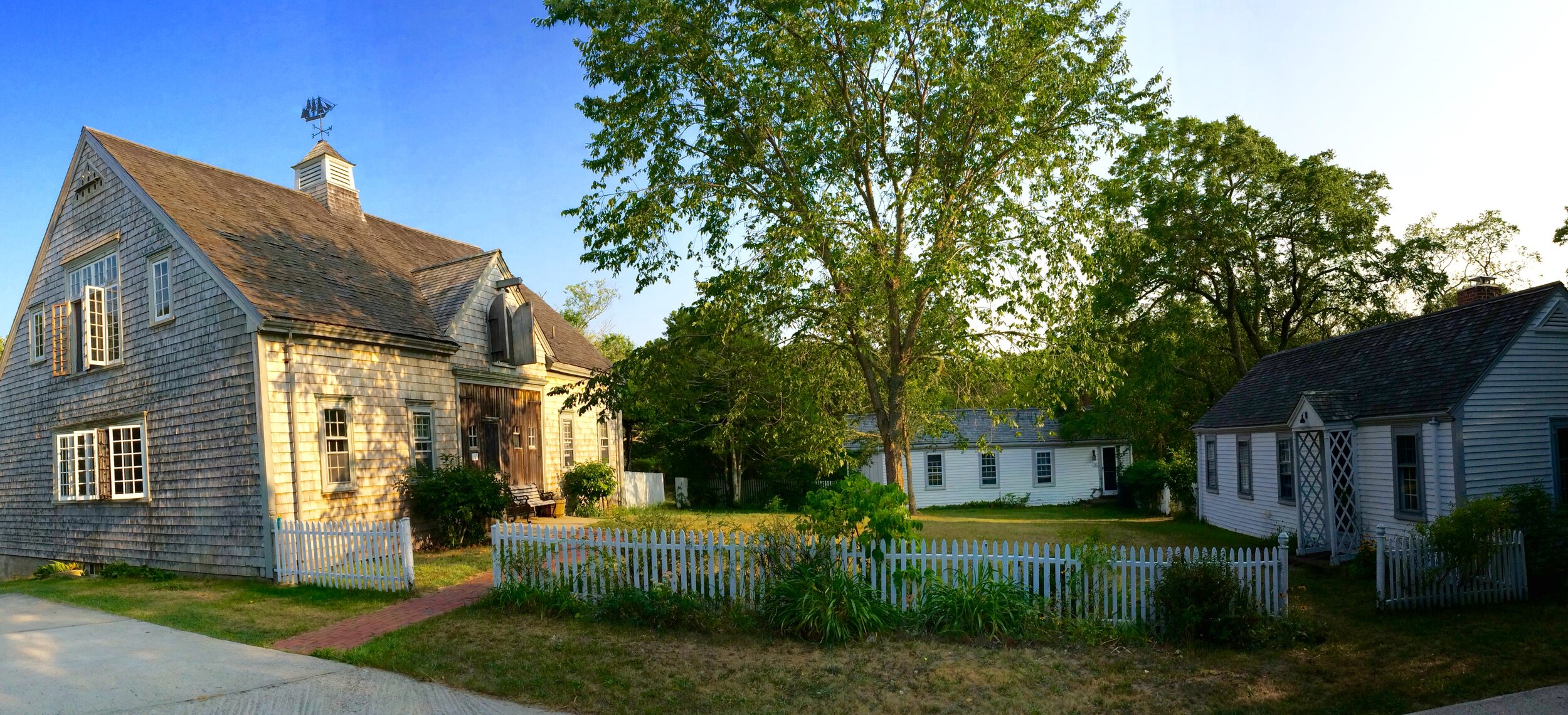 Barn, Cottage and Main House