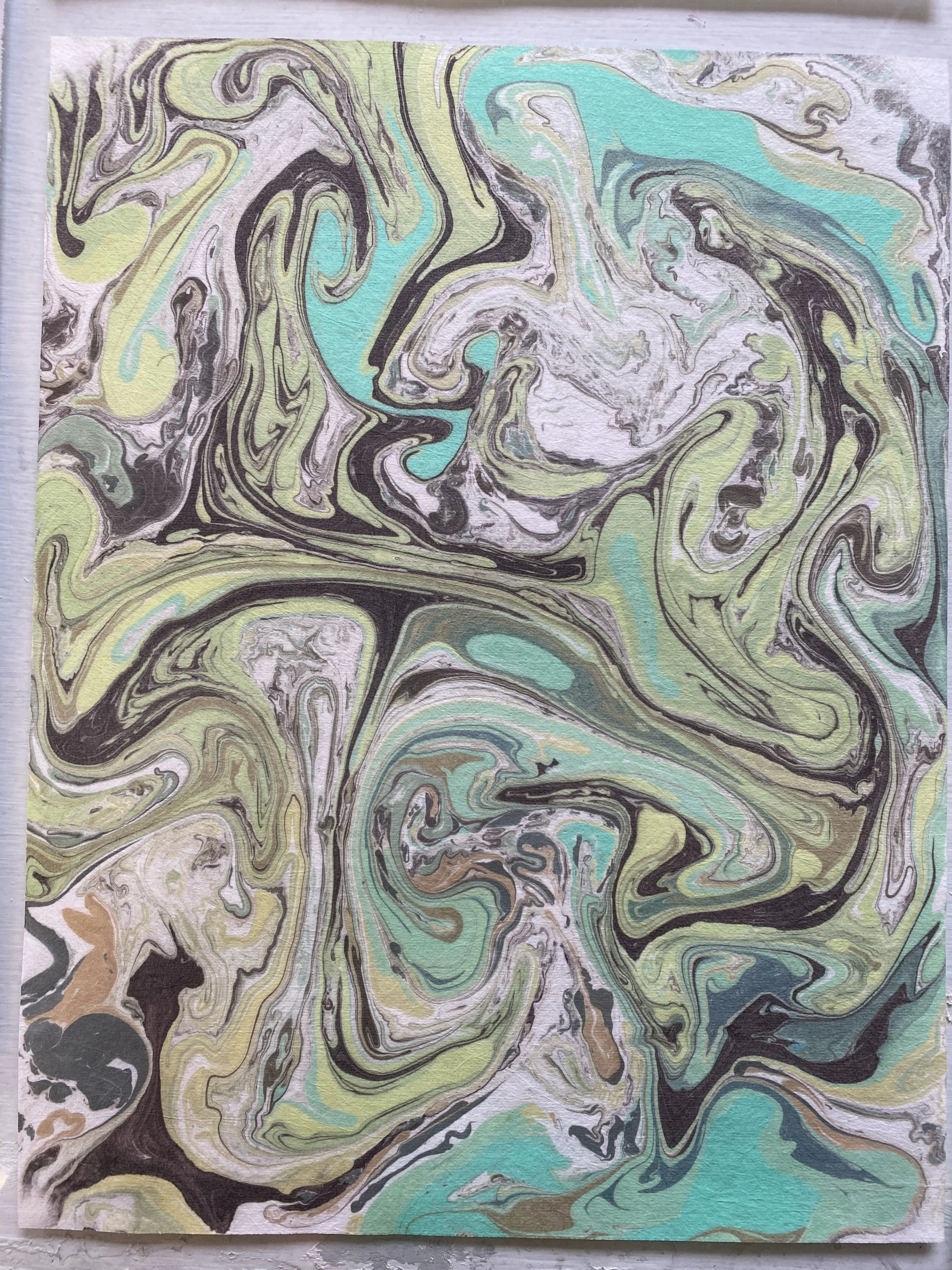 End Papers! Suminagashi&nbsp;+&nbsp;Paste Papers&nbsp;