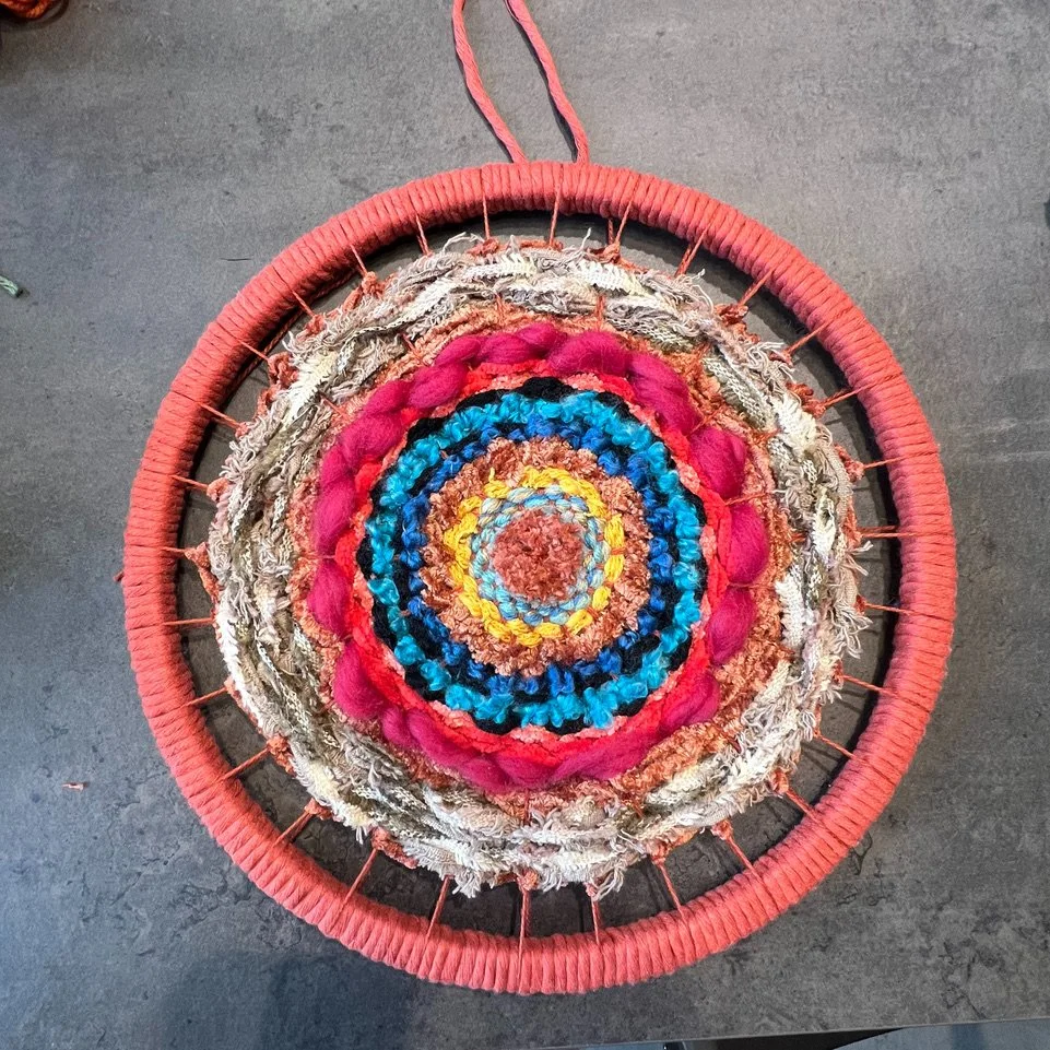 Weave a Circular Wall Hanging