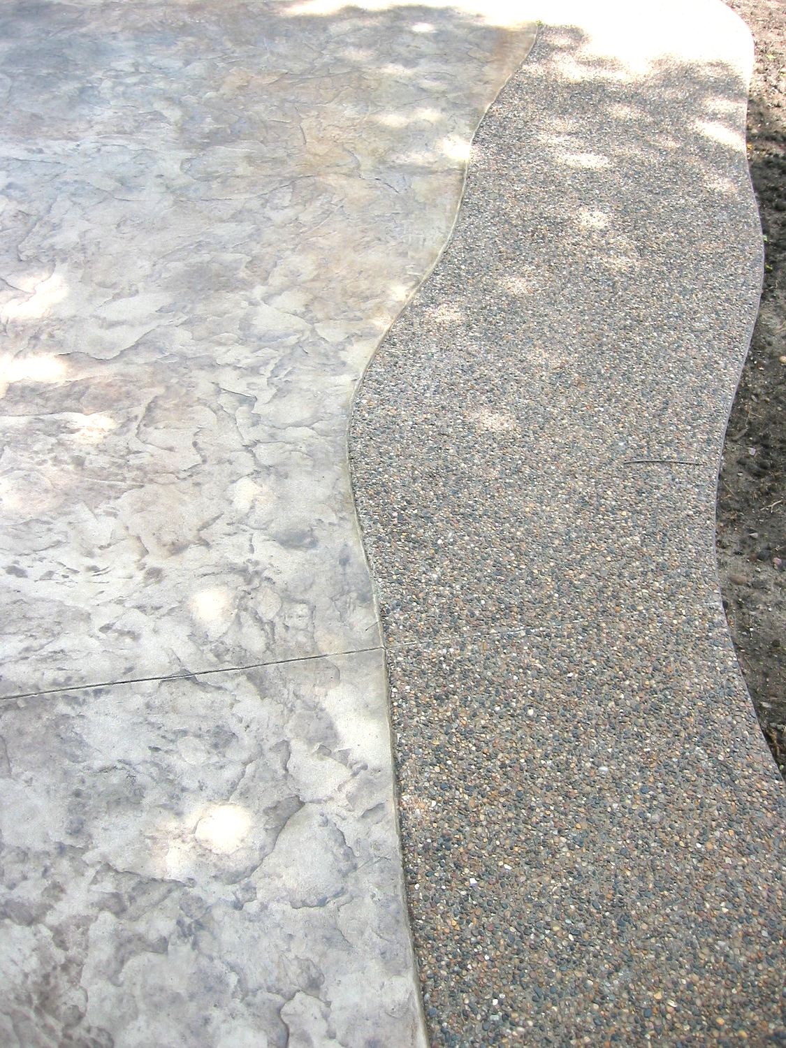 Exposed Aggregate Border