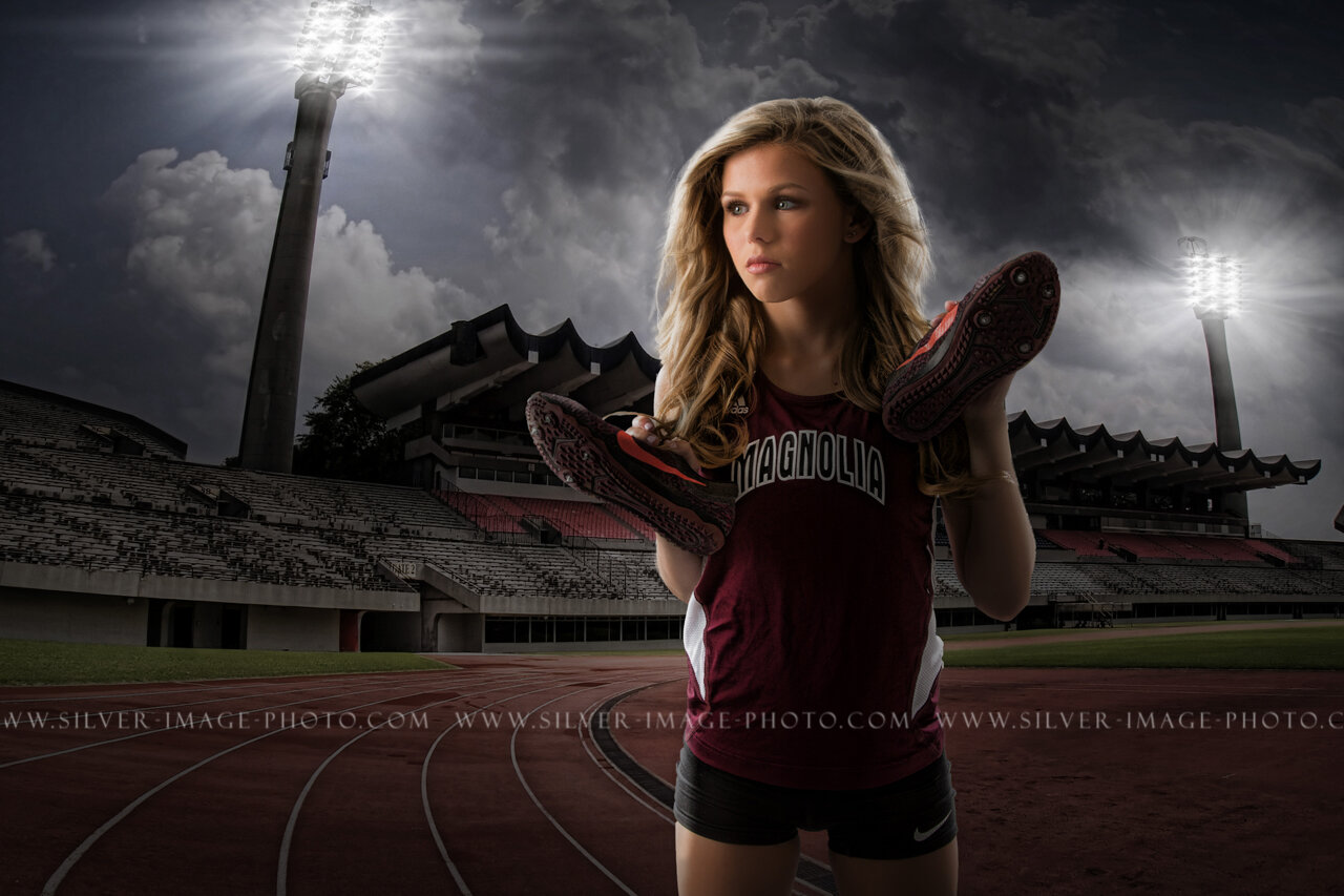 Magnolia High School Track Runner