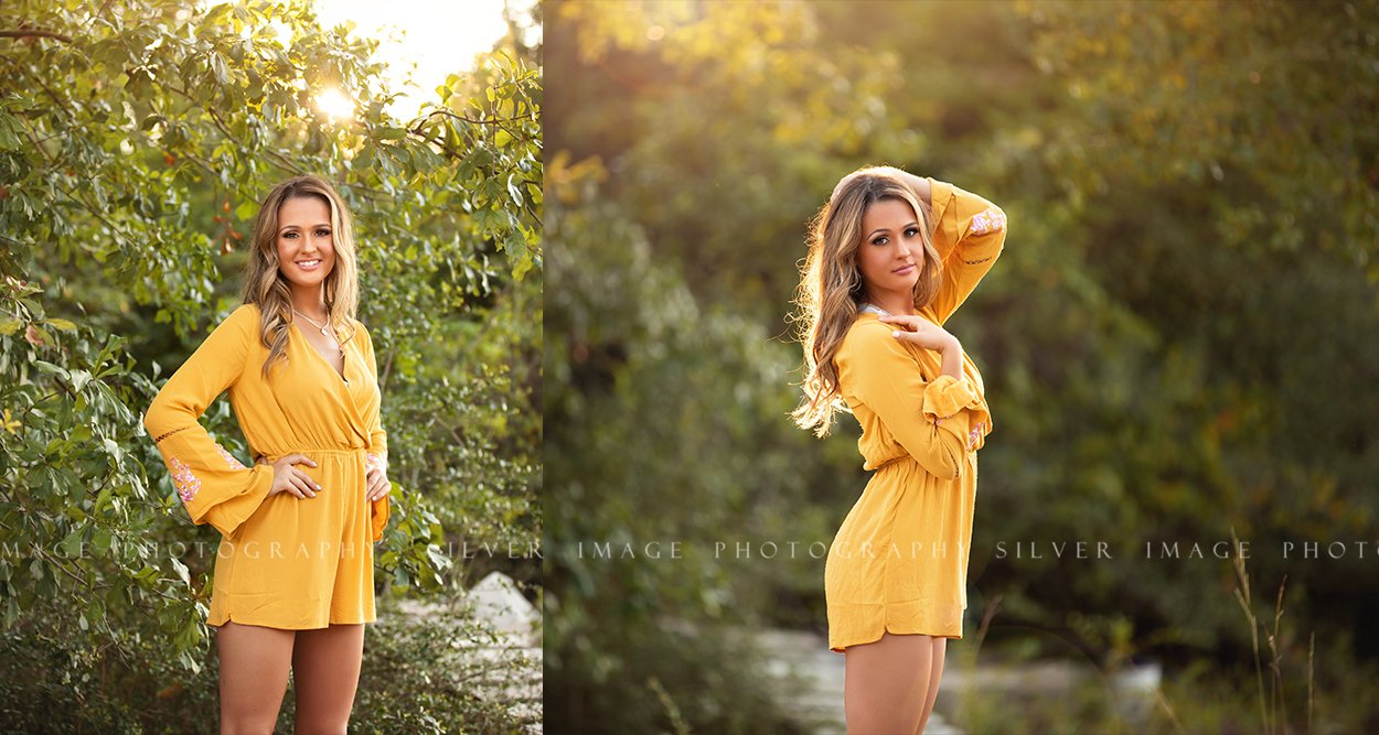 Houston Texas Senior Photographer Yellow Romper