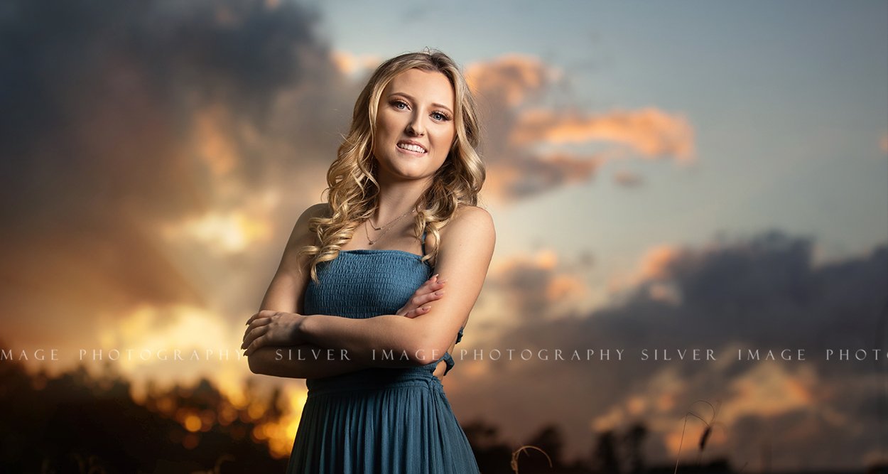 Cypress Texas High School Senior Girl Sunset