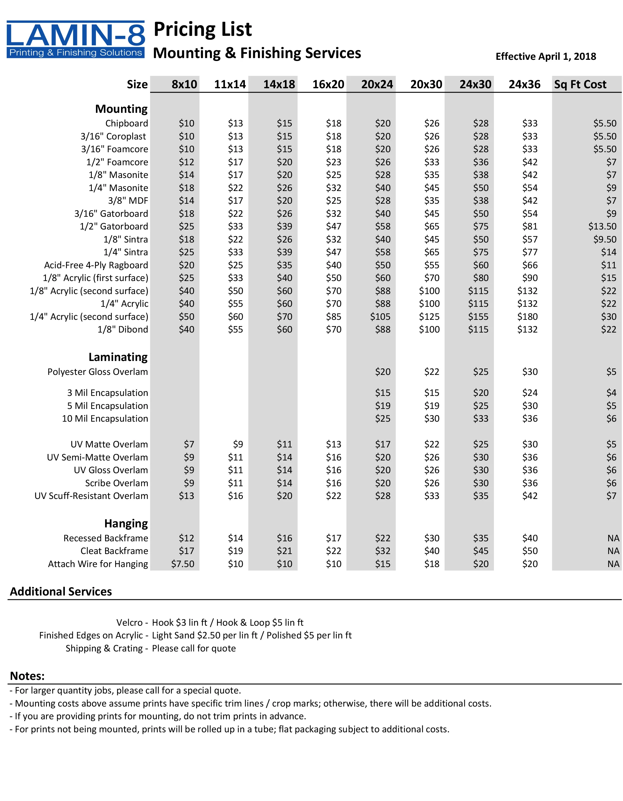 Mounting Pricing.jpg