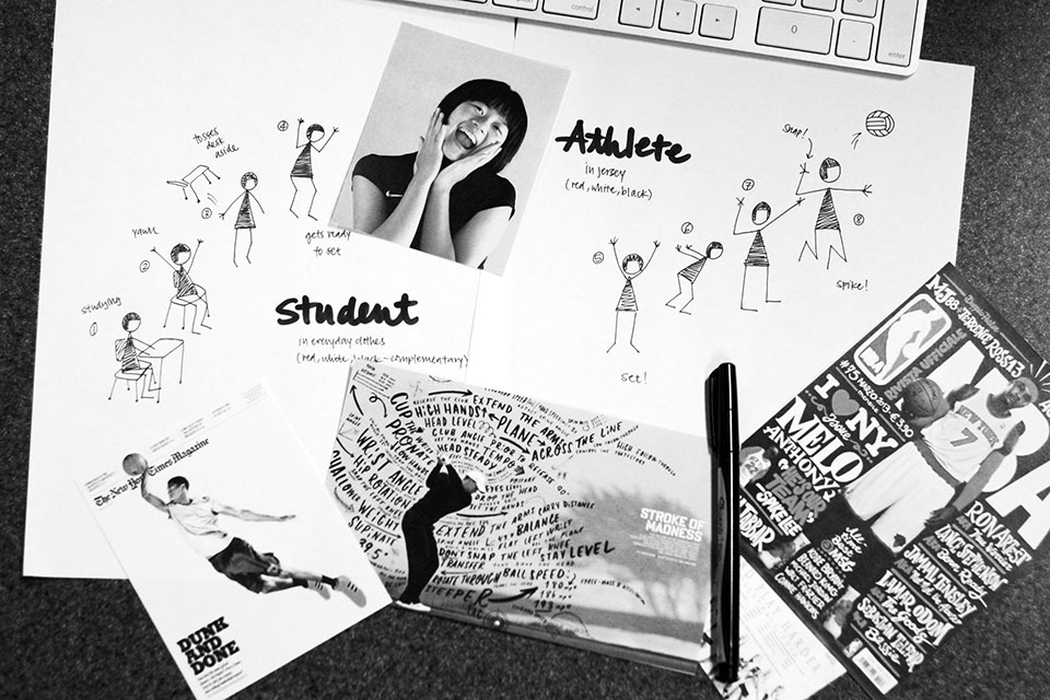 Inspiration + our final storyboard.