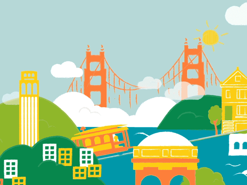 San Francisco Cable Car Animation Process