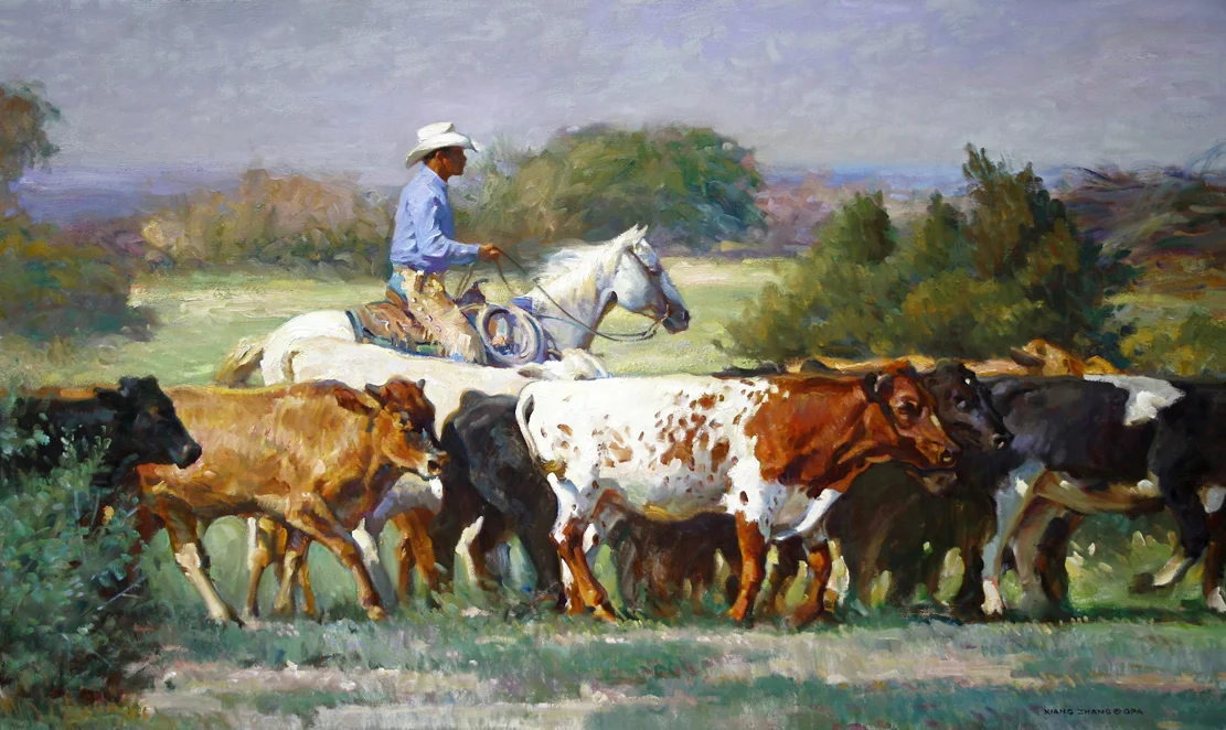 Watchin' the Girl Go By 36” x 60” SOLD